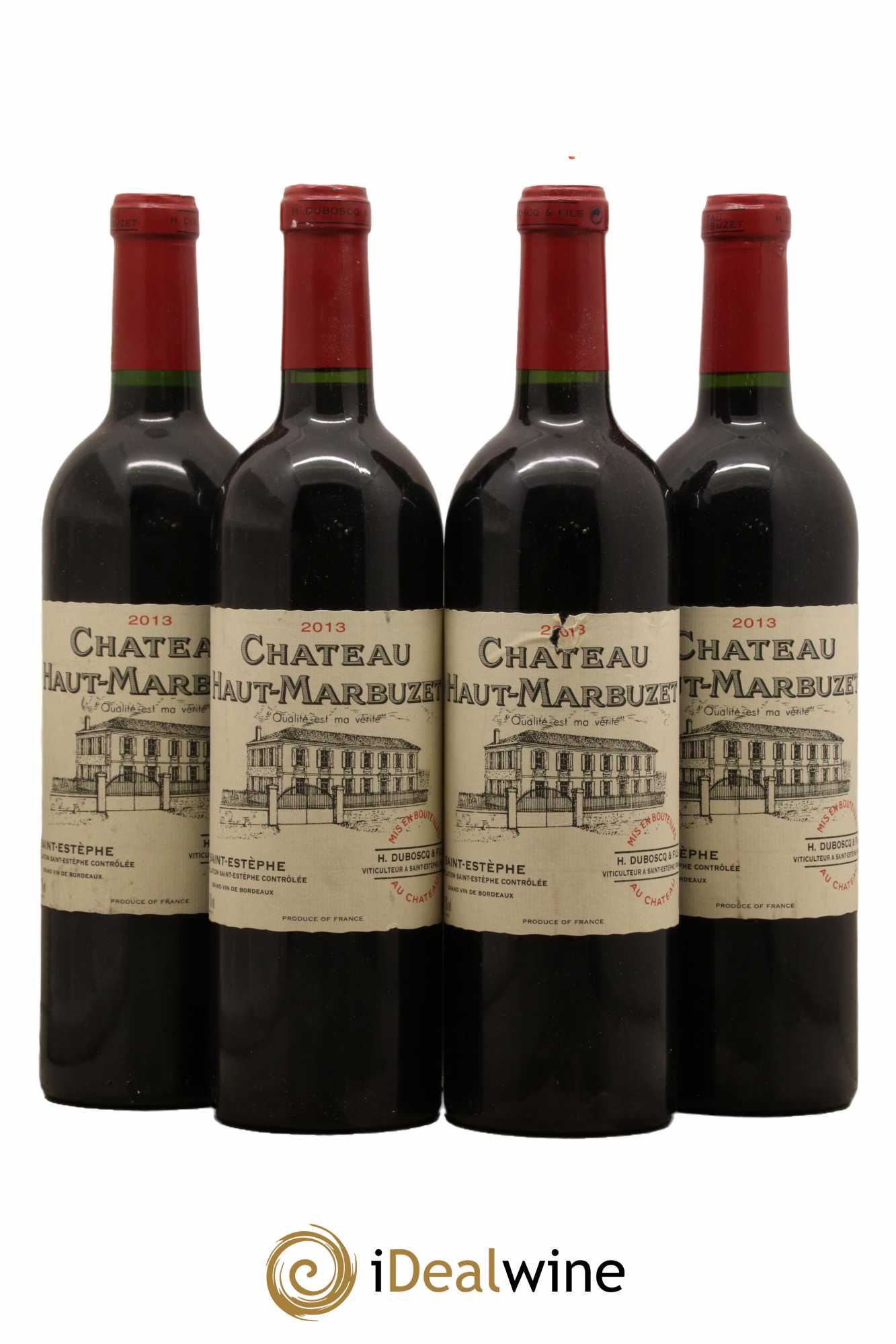 Château Haut Marbuzet 2013 - Lot de 4 bouteilles - 0