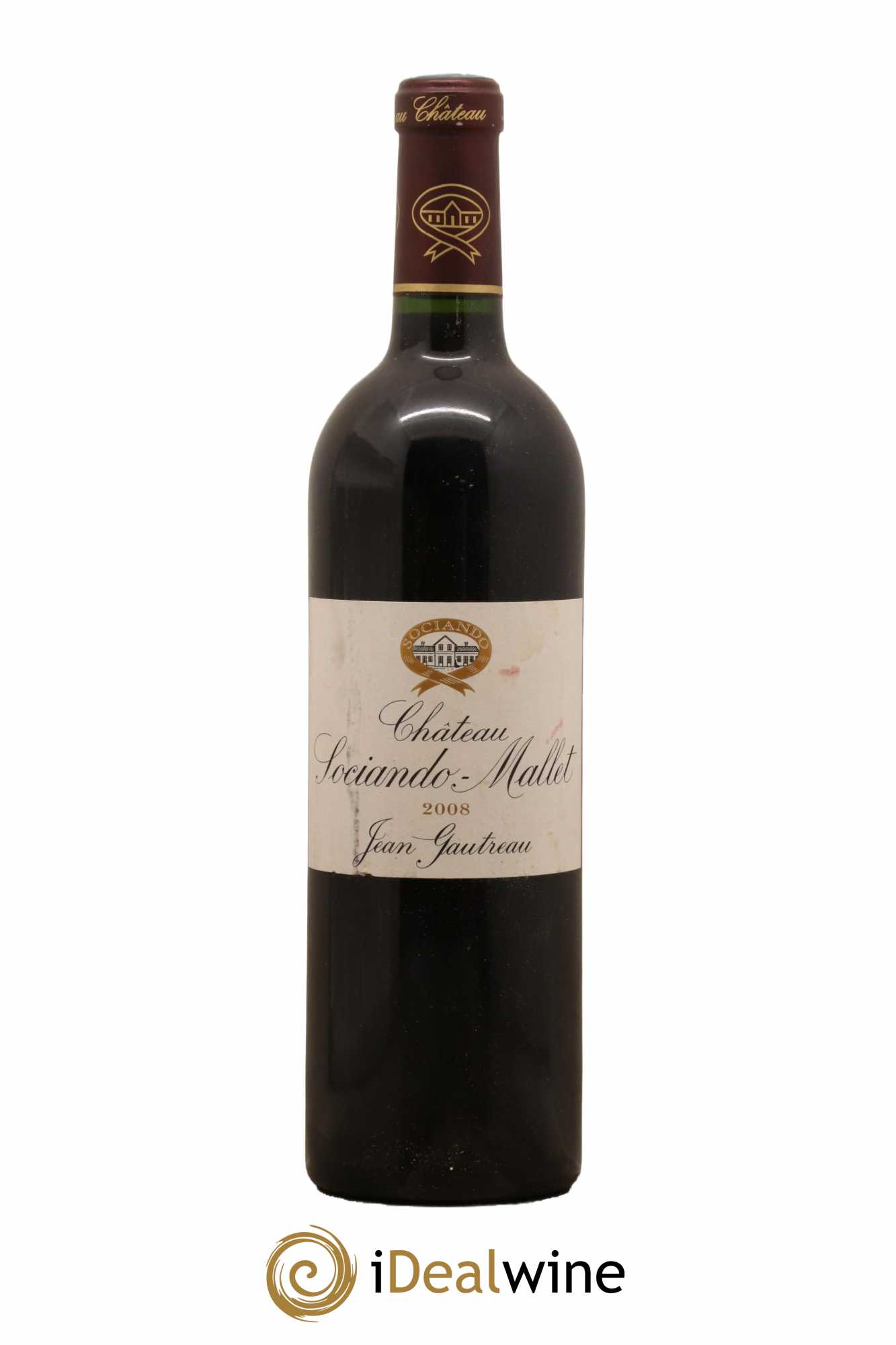 Château Sociando Mallet 2008 - Lot de 1 bouteille - 0
