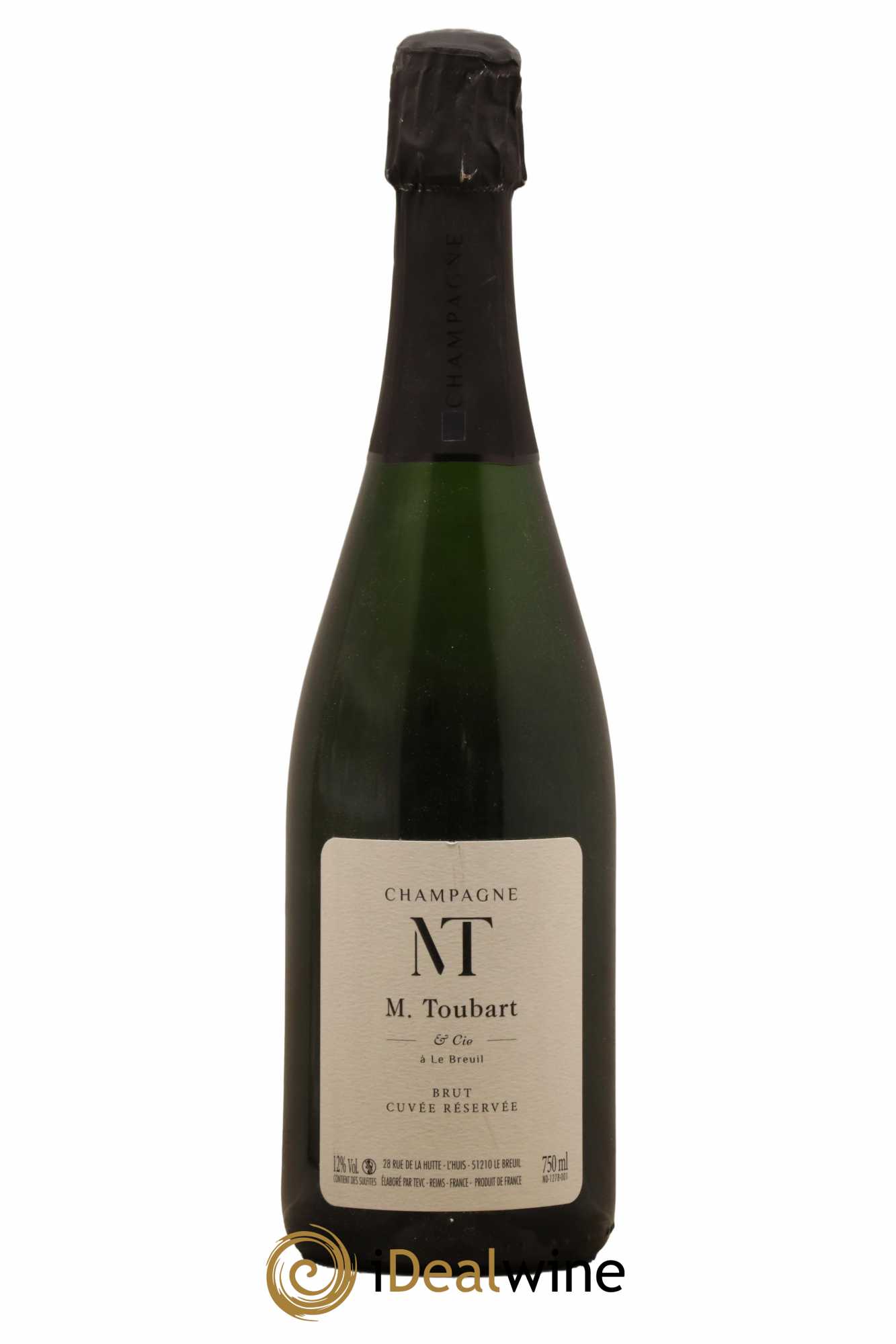 Champagne Cuvee Réserve Maxime Toubart - Lot de 1 bouteille - 0