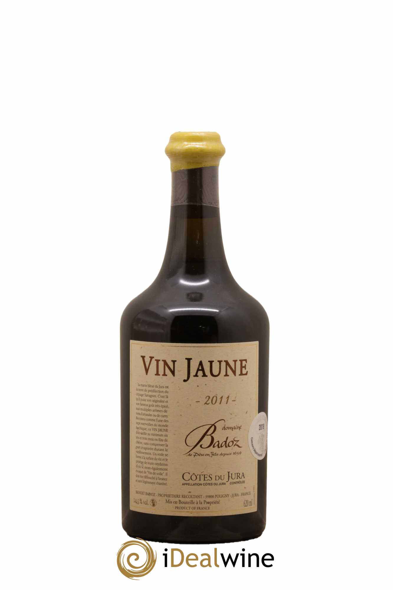 Arbois Vin Jaune Benoit Badoz 2011 - Lot de 1 bouteille - 0