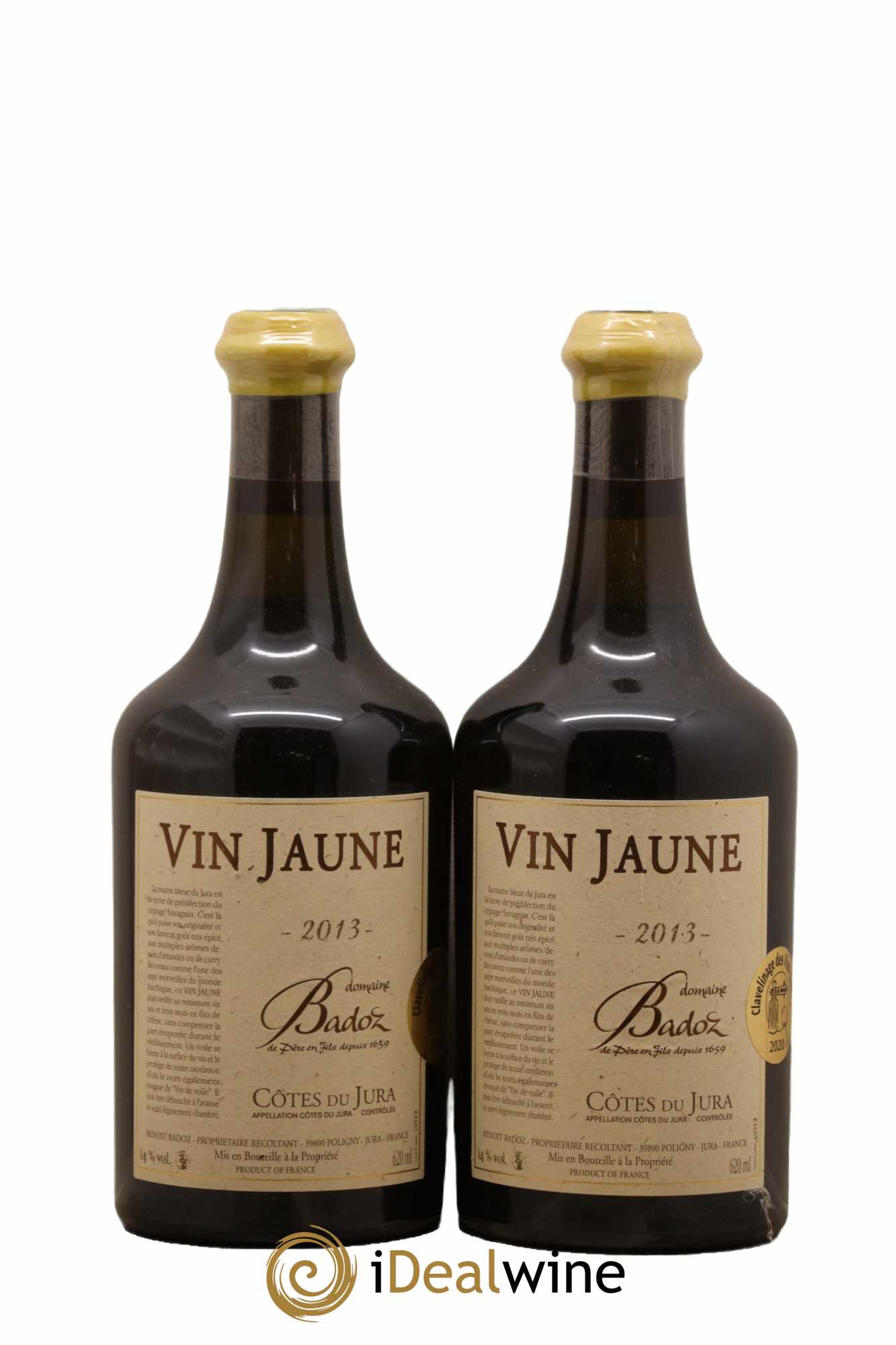 Arbois Vin Jaune Benoit Badoz 2013 - Lot de 2 bouteilles - 0