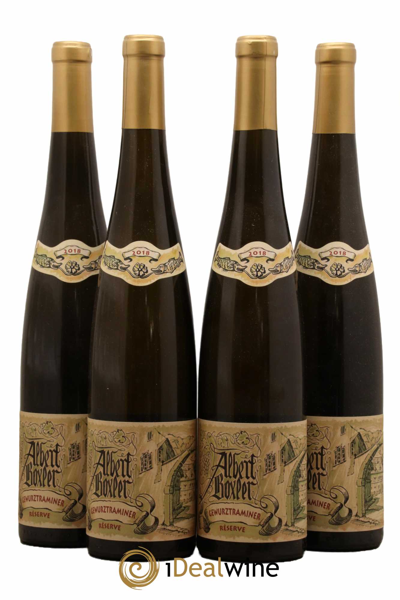 Alsace Gewurztraminer Réserve Albert Boxler 2018 - Lot de 4 bouteilles - 0