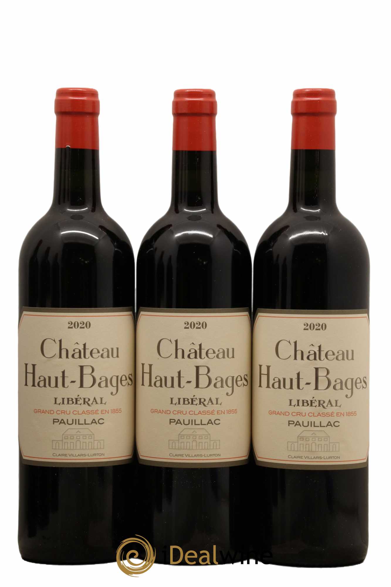 Château Haut Bages Libéral 5ème Grand Cru Classé 2020 - Lot de 6 bouteilles - 1