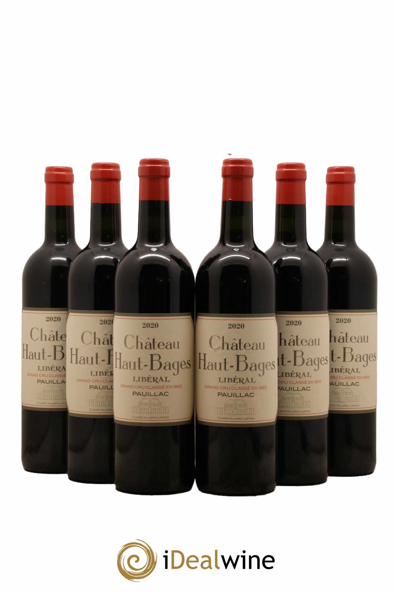 Château Haut Bages Libéral 5ème Grand Cru Classé 2020 - Lot de 6 bouteilles - 0