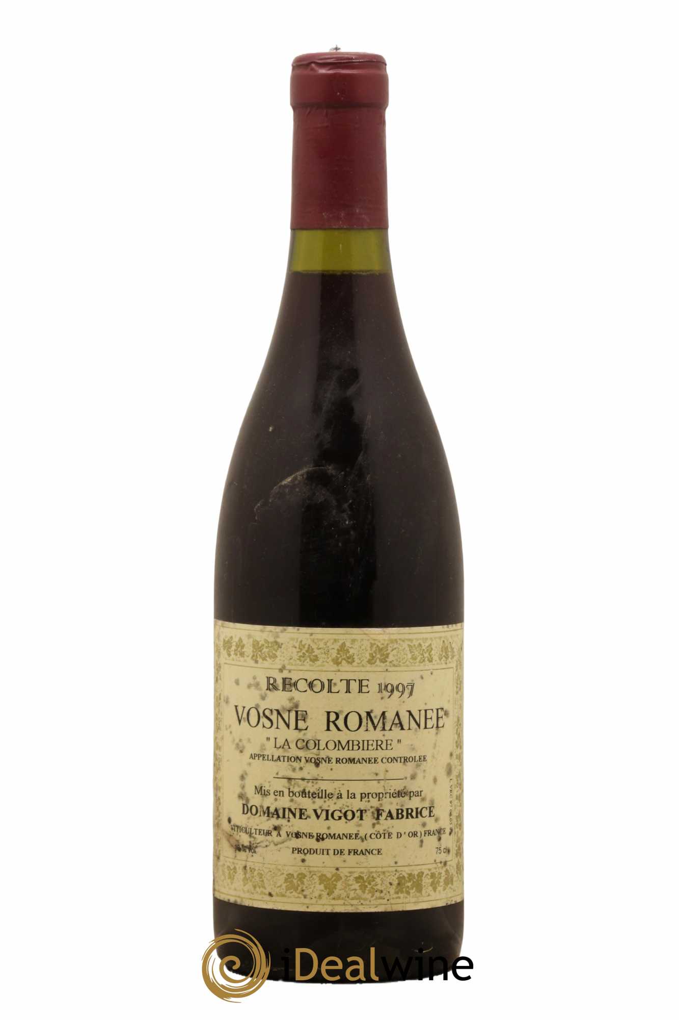 Vosne-Romanée La Colombière Fabrice Vigot 1997 - Lot de 1 bouteille - 0