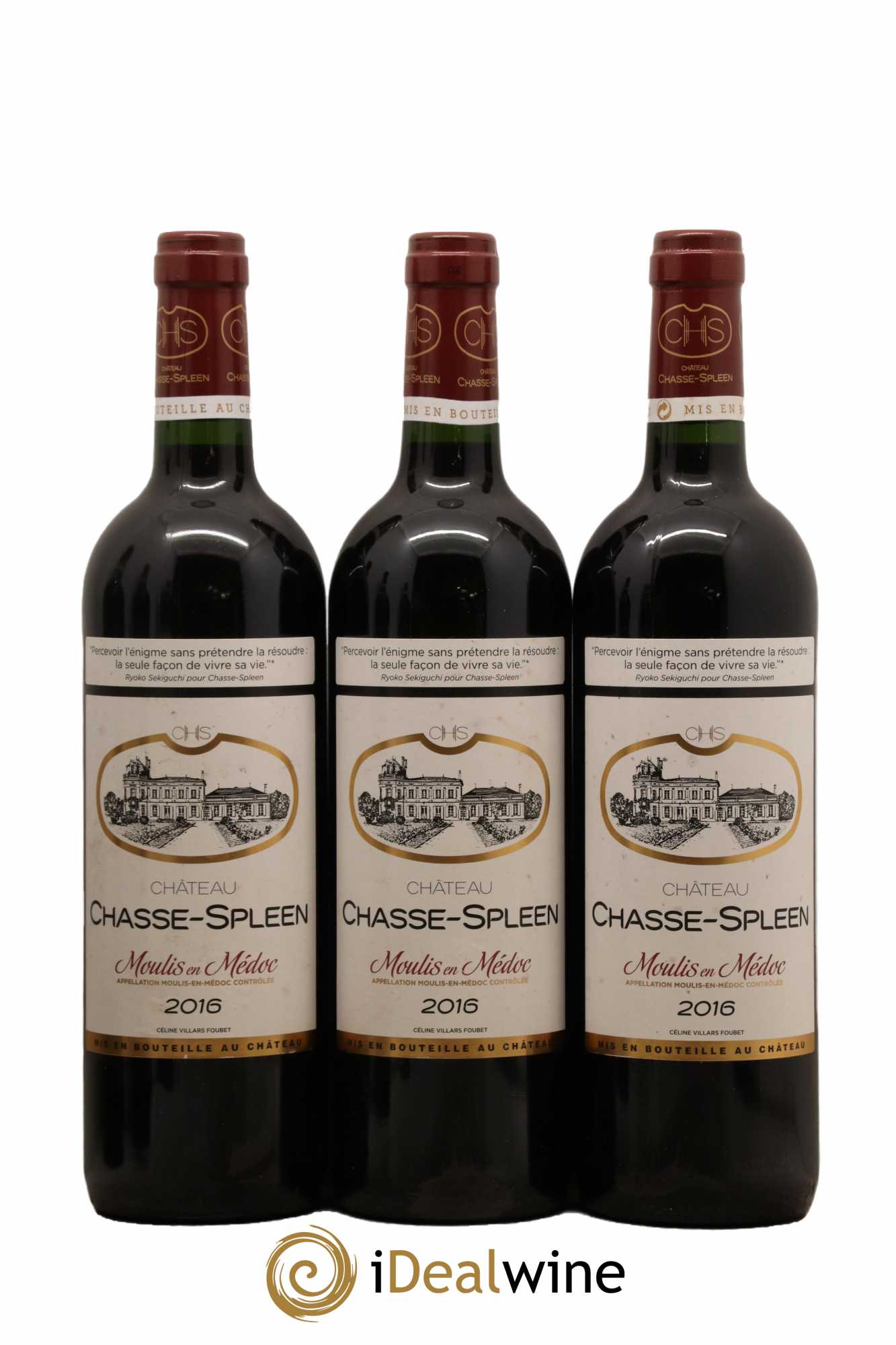 Château Chasse Spleen 2016 - Lot de 6 bouteilles - 1
