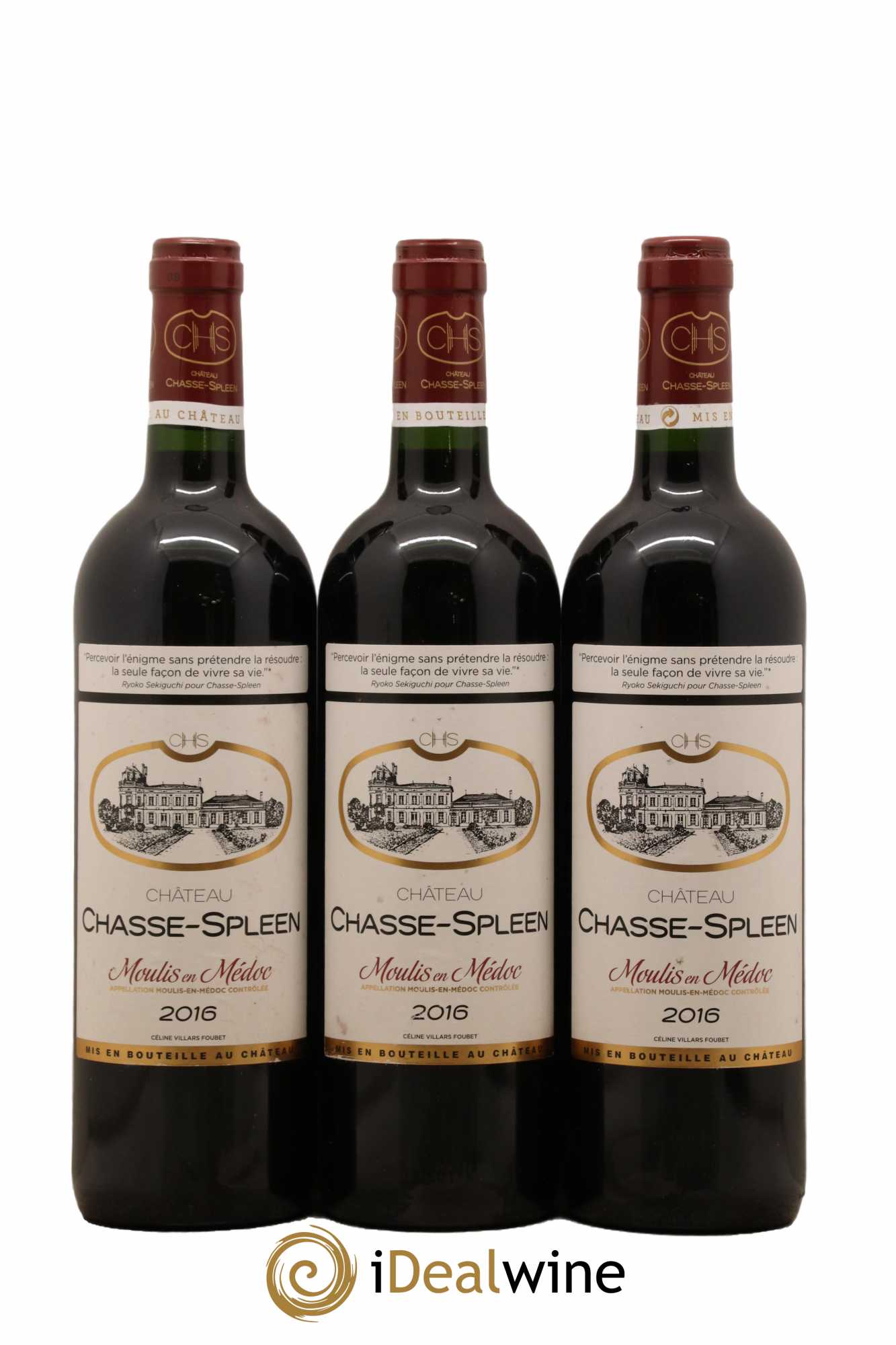 Château Chasse Spleen 2016 - Lot de 6 bouteilles - 2