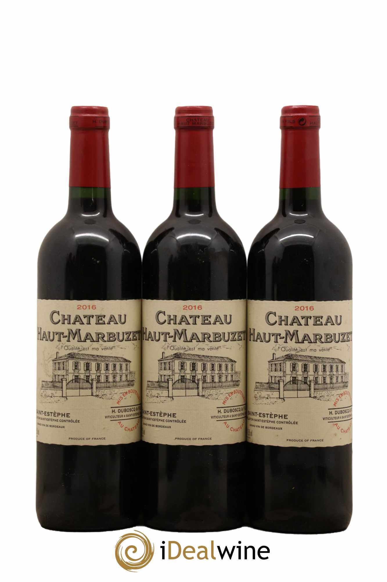 Château Haut Marbuzet 2016 - Lot de 6 bouteilles - 1