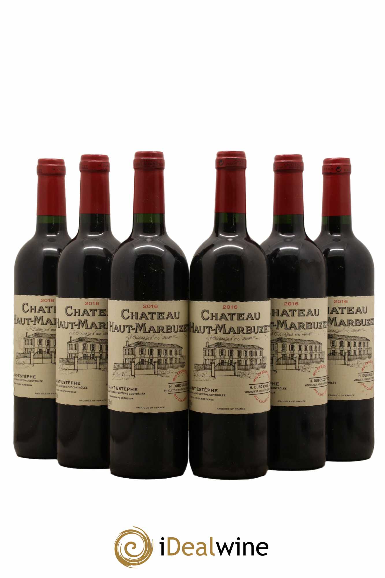 Château Haut Marbuzet 2016 - Lot de 6 bouteilles - 0