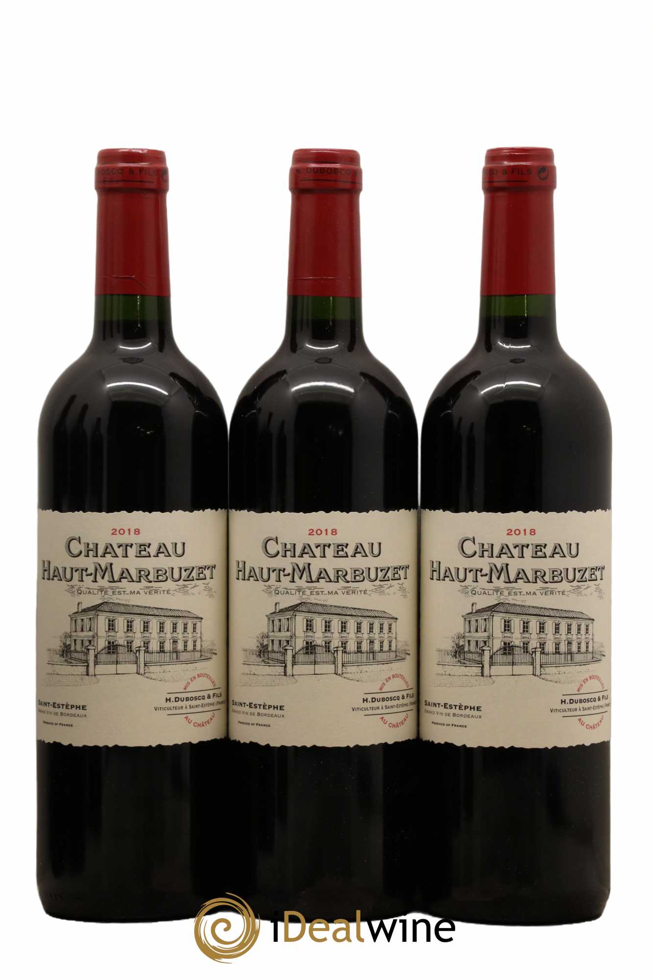Château Haut Marbuzet 2018 - Lot de 6 bouteilles - 1