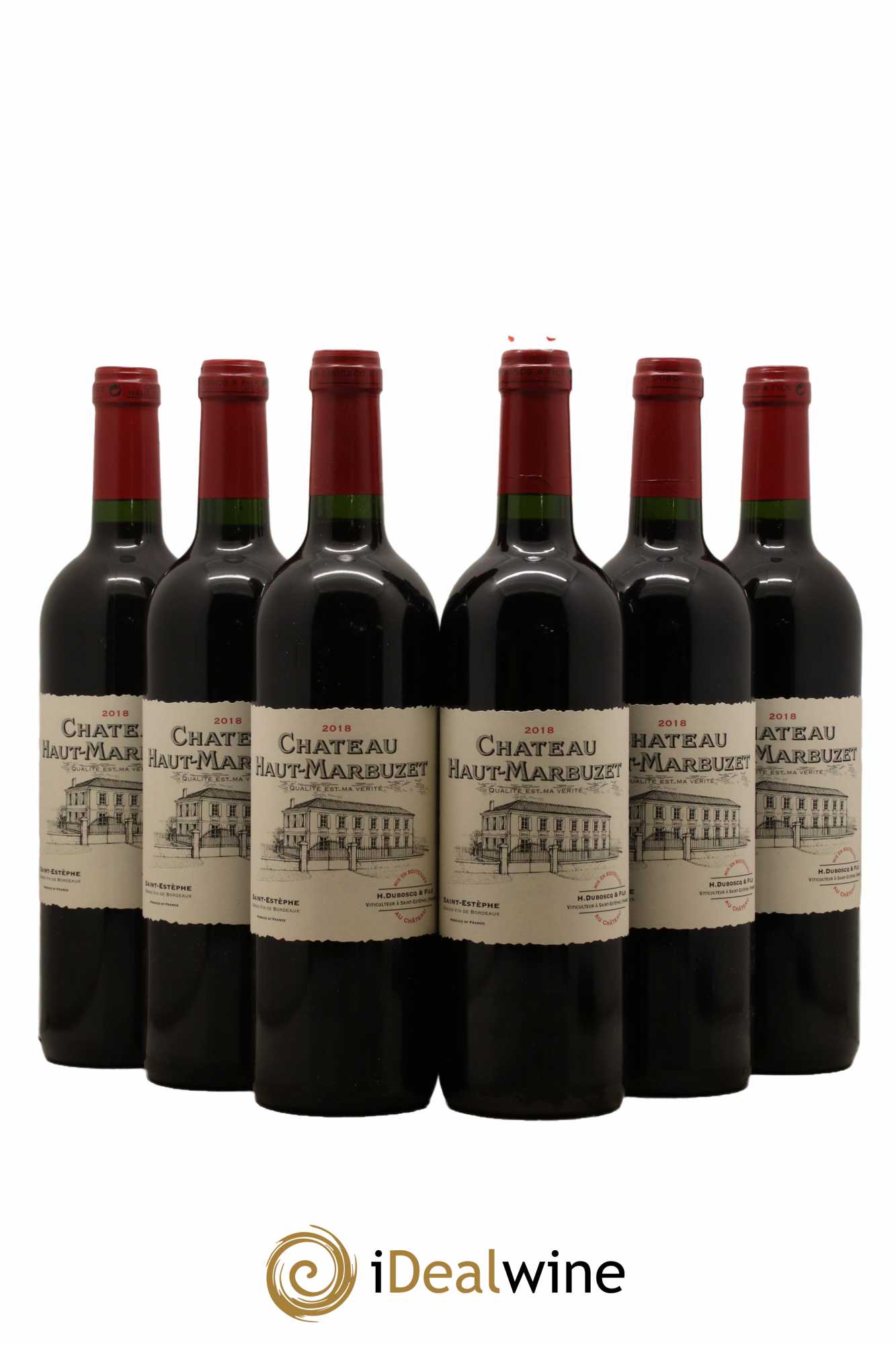 Château Haut Marbuzet 2018 - Lot de 6 bouteilles - 0