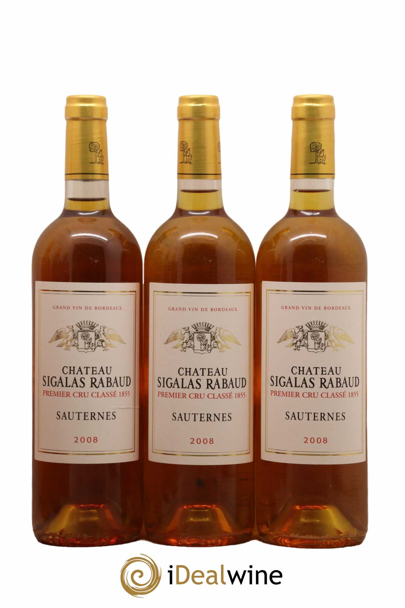 Château Sigalas Rabaud 1er Grand Cru Classé 2008 - Lotto di 6 bottiglie - 1