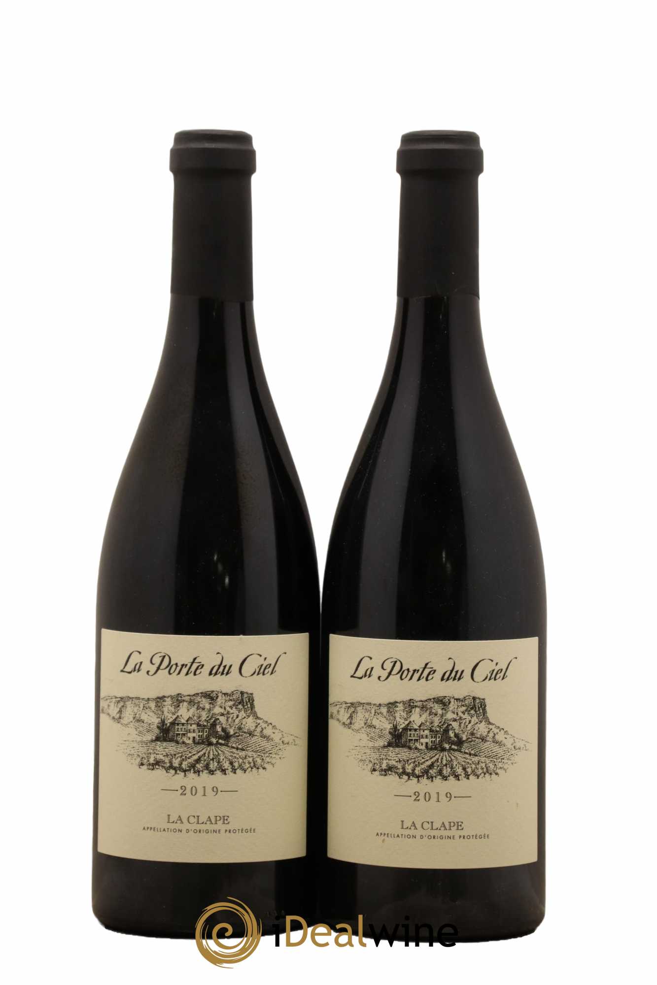La Clape Château de La Négly La Porte du Ciel Jean Paux-Rosset 2019 - Lot de 2 bouteilles - 0