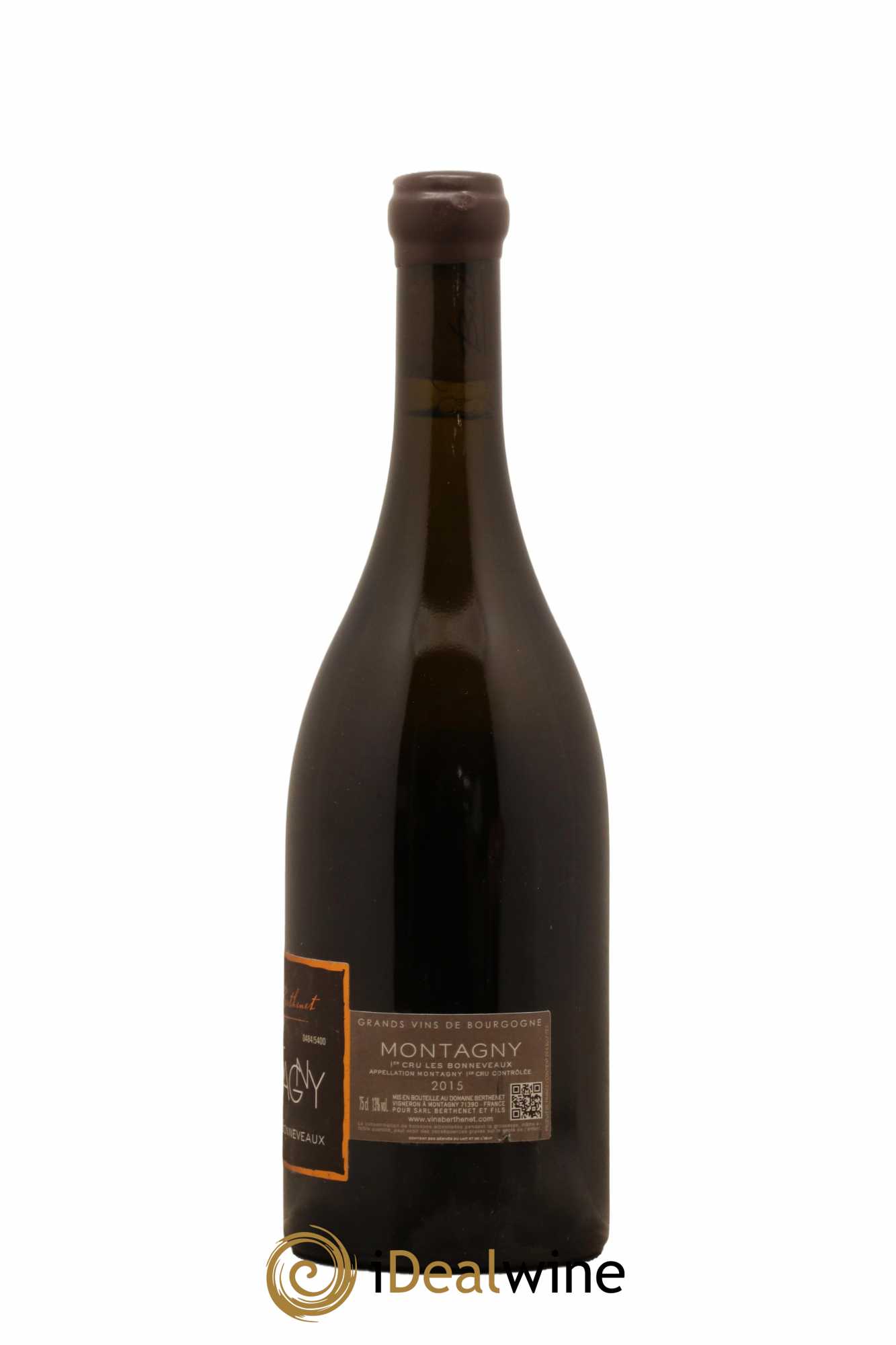 Montagny 1er Cru Les Bonneveaux Domaine Berthenet 2015 - Lot de 1 bouteille - 1