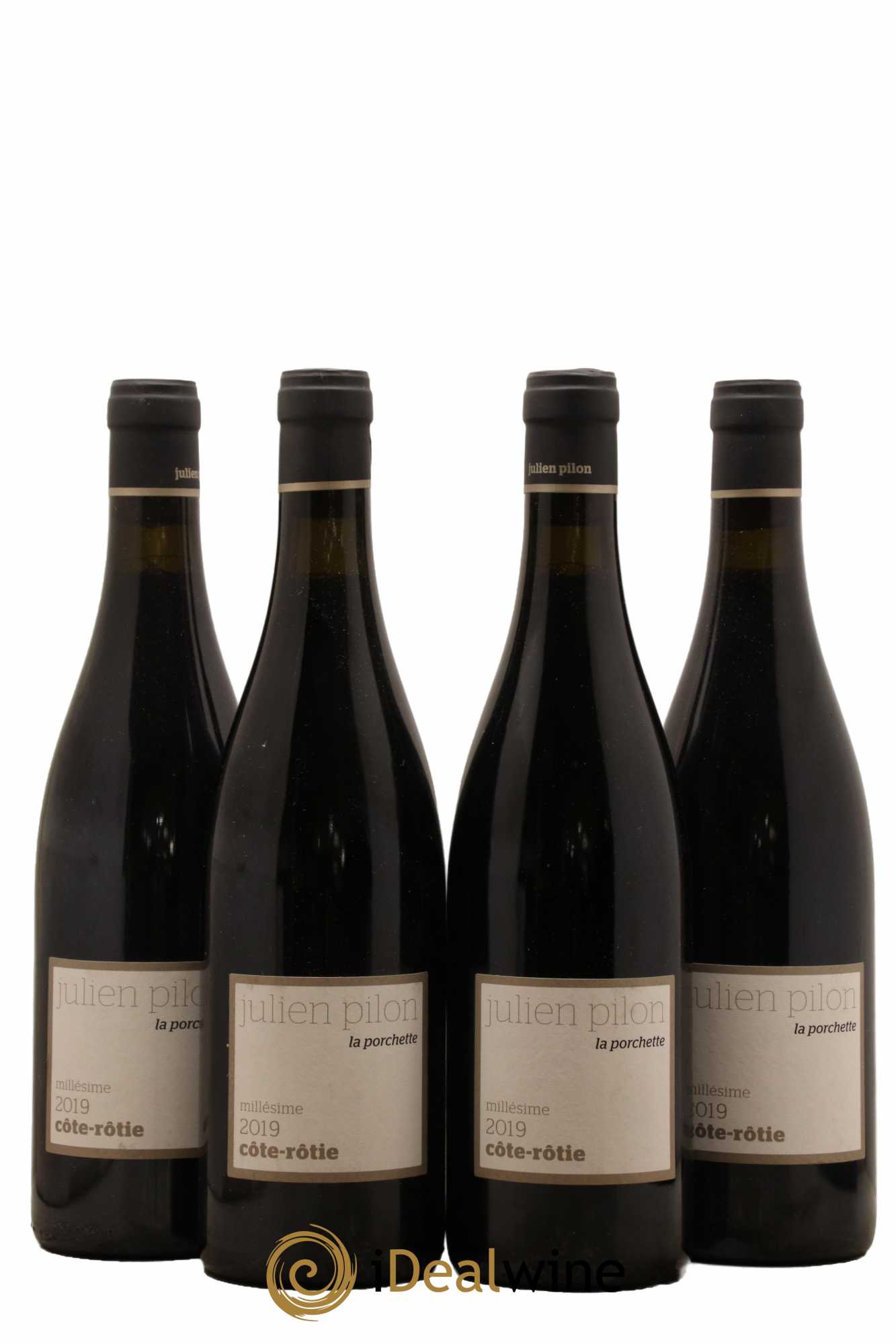 Côte-Rôtie La Porchette Julien Pilon 2019 - Lot de 4 bouteilles - 0