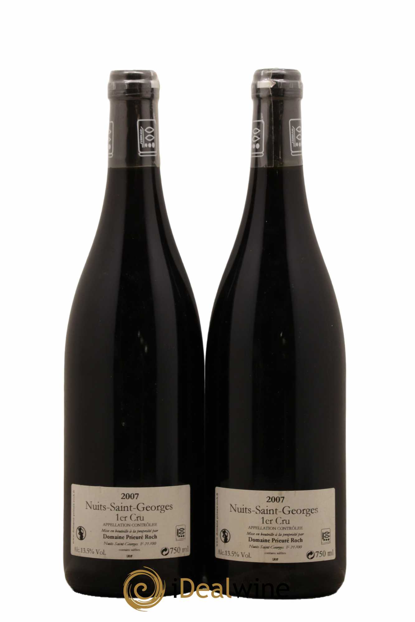 Nuits-Saint-Georges 1er Cru Prieuré Roch 2007 - Lot de 2 bouteilles - 1