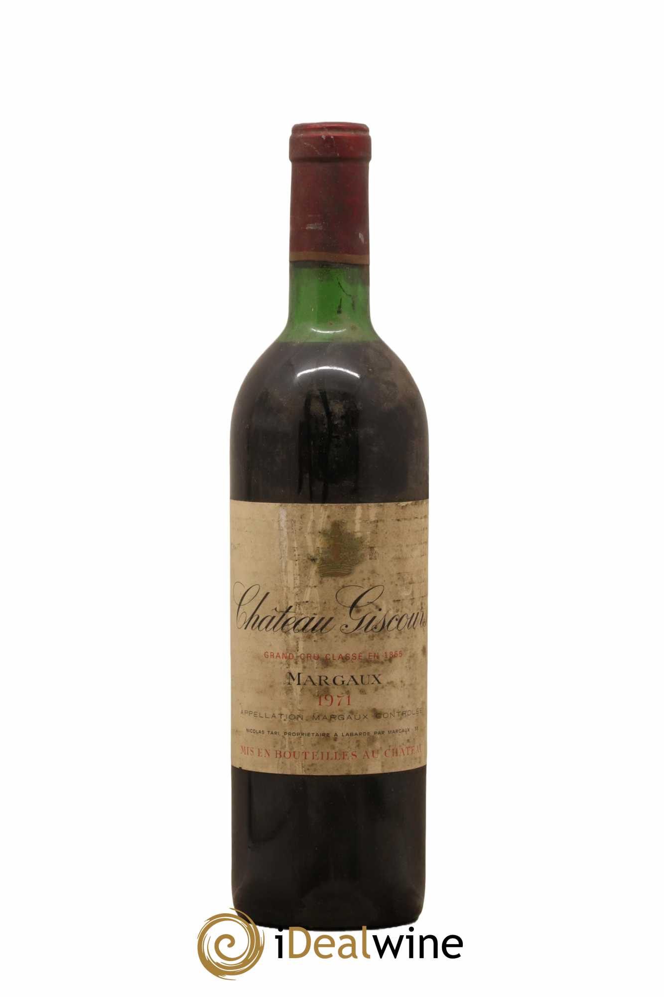 Château Giscours 3ème Grand Cru Classé 1971 - Lot de 1 bouteille - 0