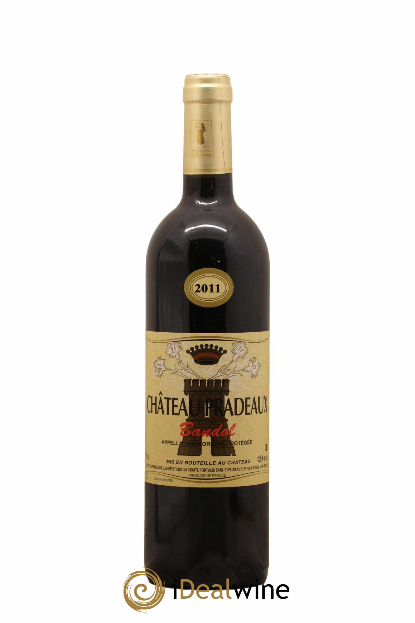 Bandol Château Pradeaux Famille Portalis 2011 - Posten von 1 Flasche - 0