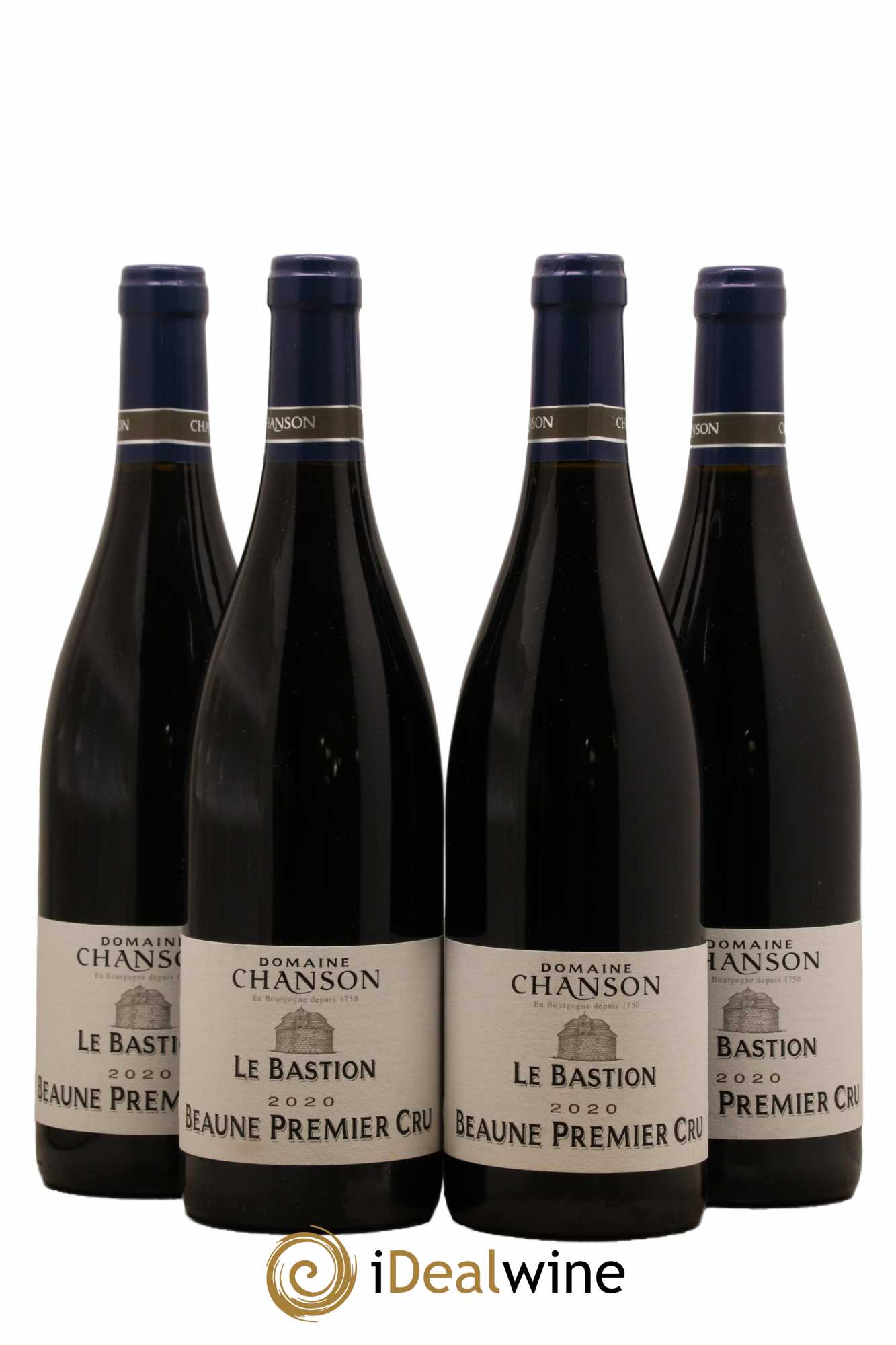 Beaune 1er Cru Le Bastion Chanson 2020 - Lot de 4 bouteilles - 0