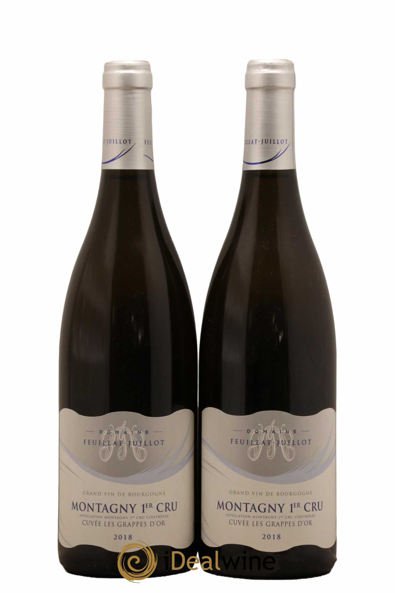 Montagny 1er Cru Les Grappes D'Or Feuillat Juillot 2018 - Lot de 2 bouteilles - 0