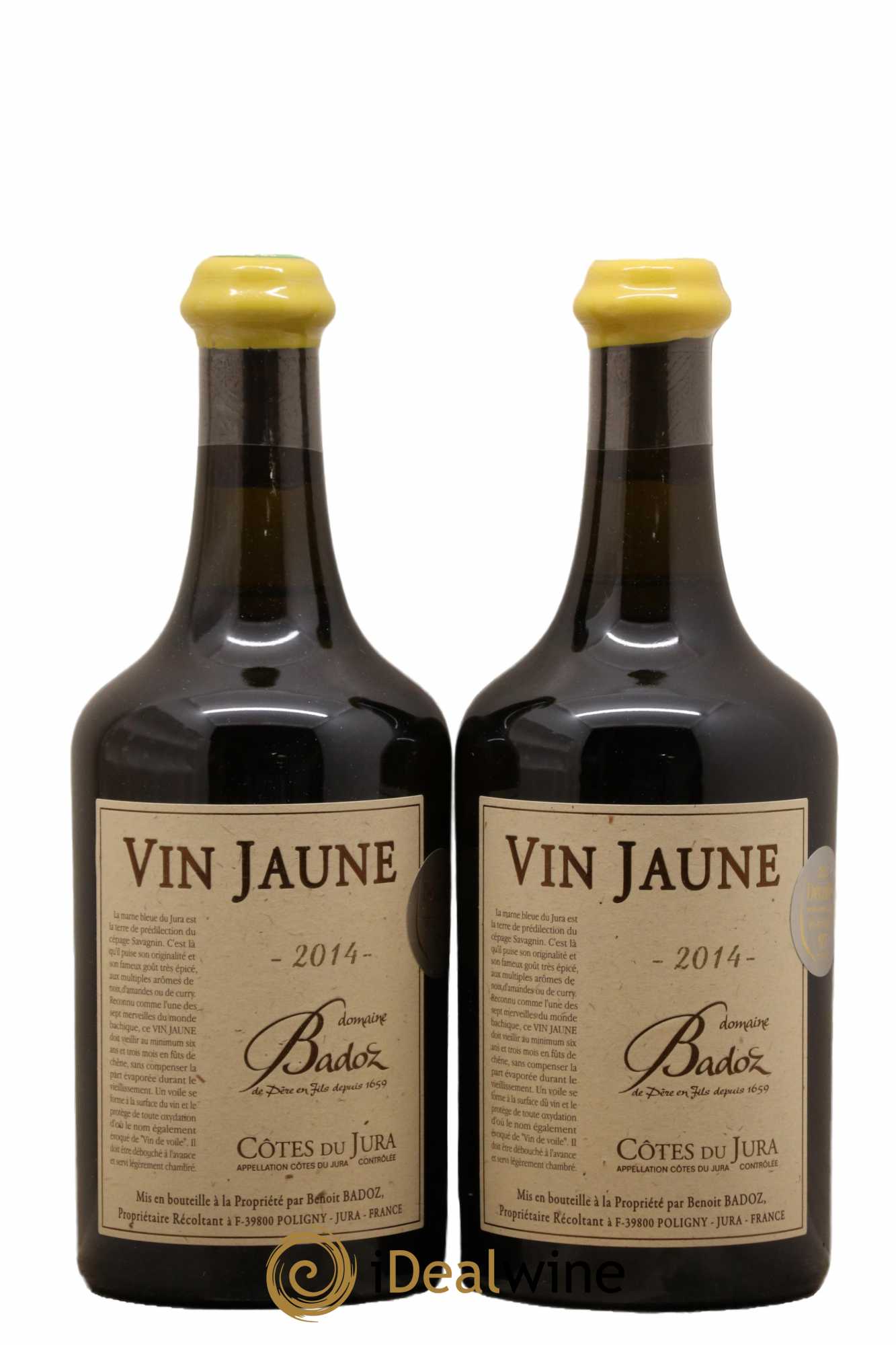 Arbois Vin Jaune Benoit Badoz 2014 - Lot de 2 bouteilles - 0