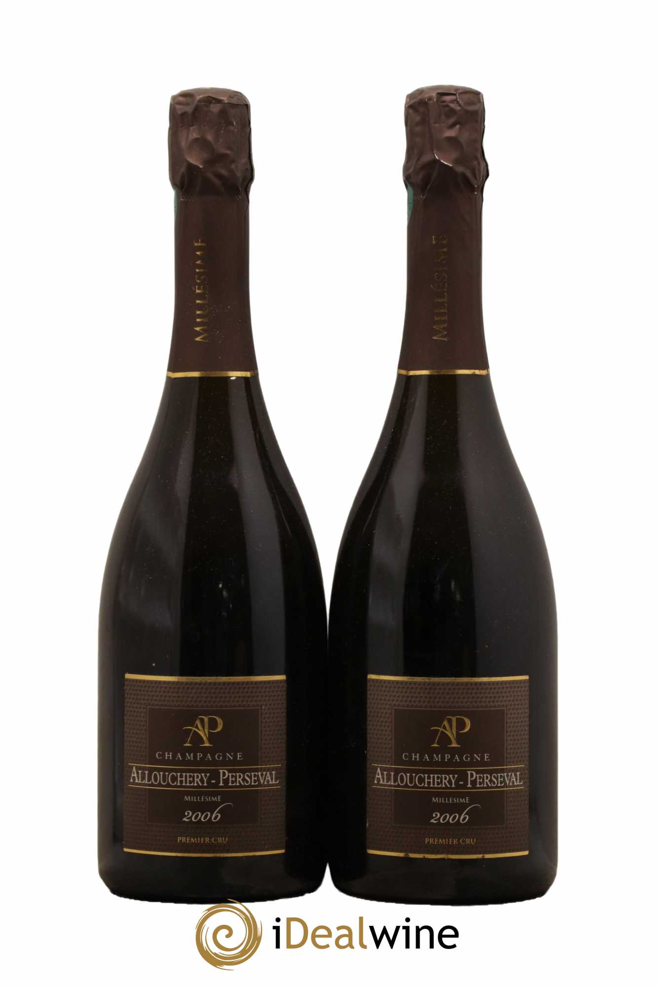 Champagne Allouchery Perseval 2006 - Lot de 2 bouteilles - 0