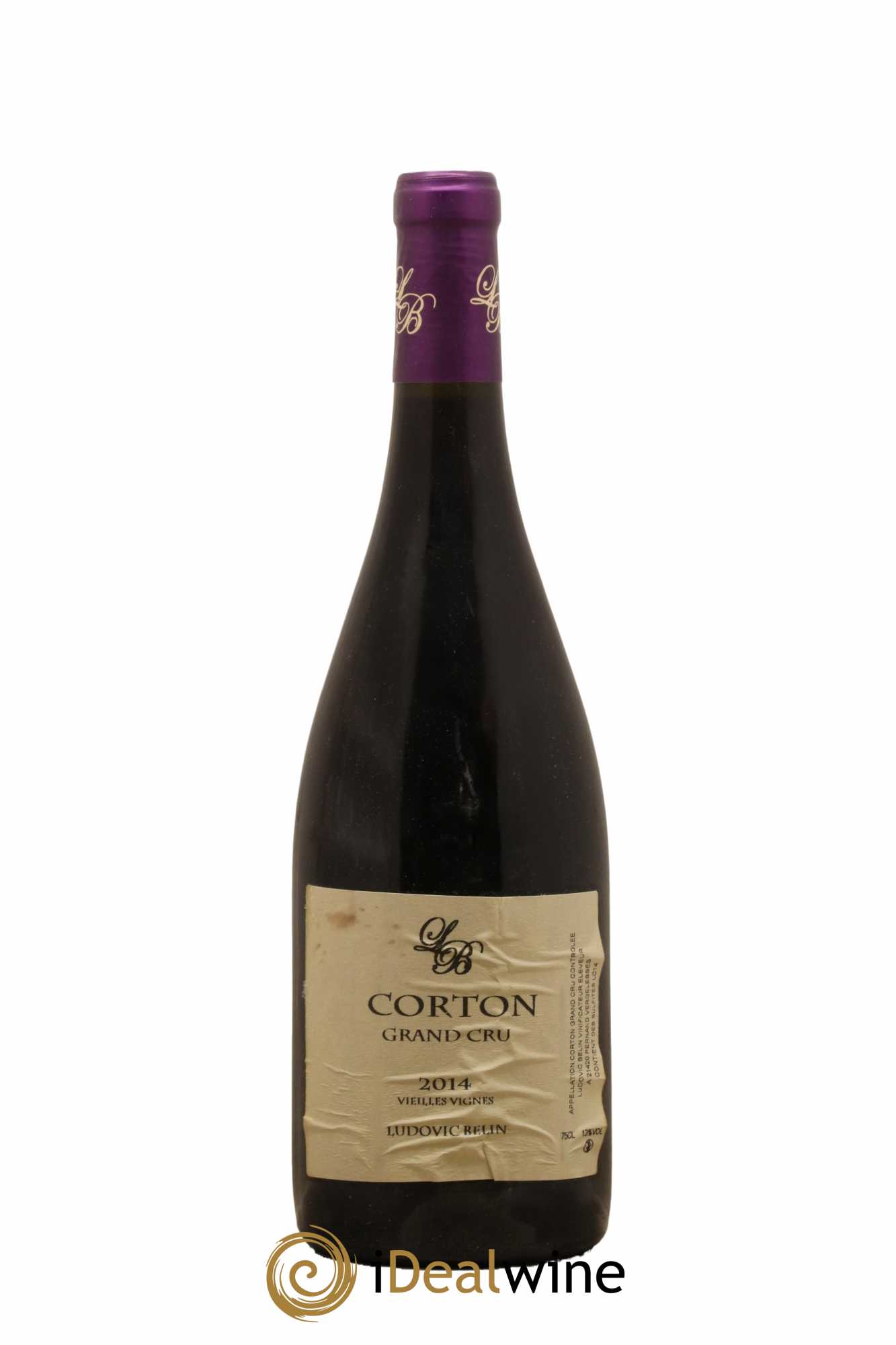 Corton Grand Cru Vieilles Vignes Ludovic Belin 2014 - Lot de 1 bouteille - 0