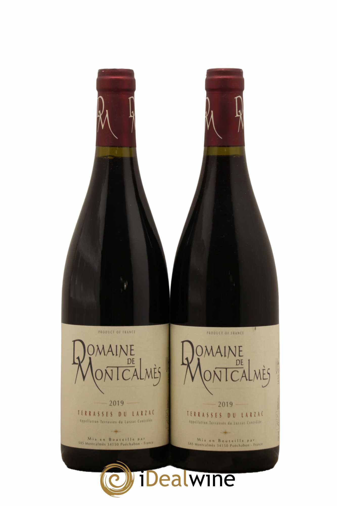 Terrasses du Larzac Domaine de Montcalmès Frédéric Pourtalié 2019 - Lot de 2 bouteilles - 0