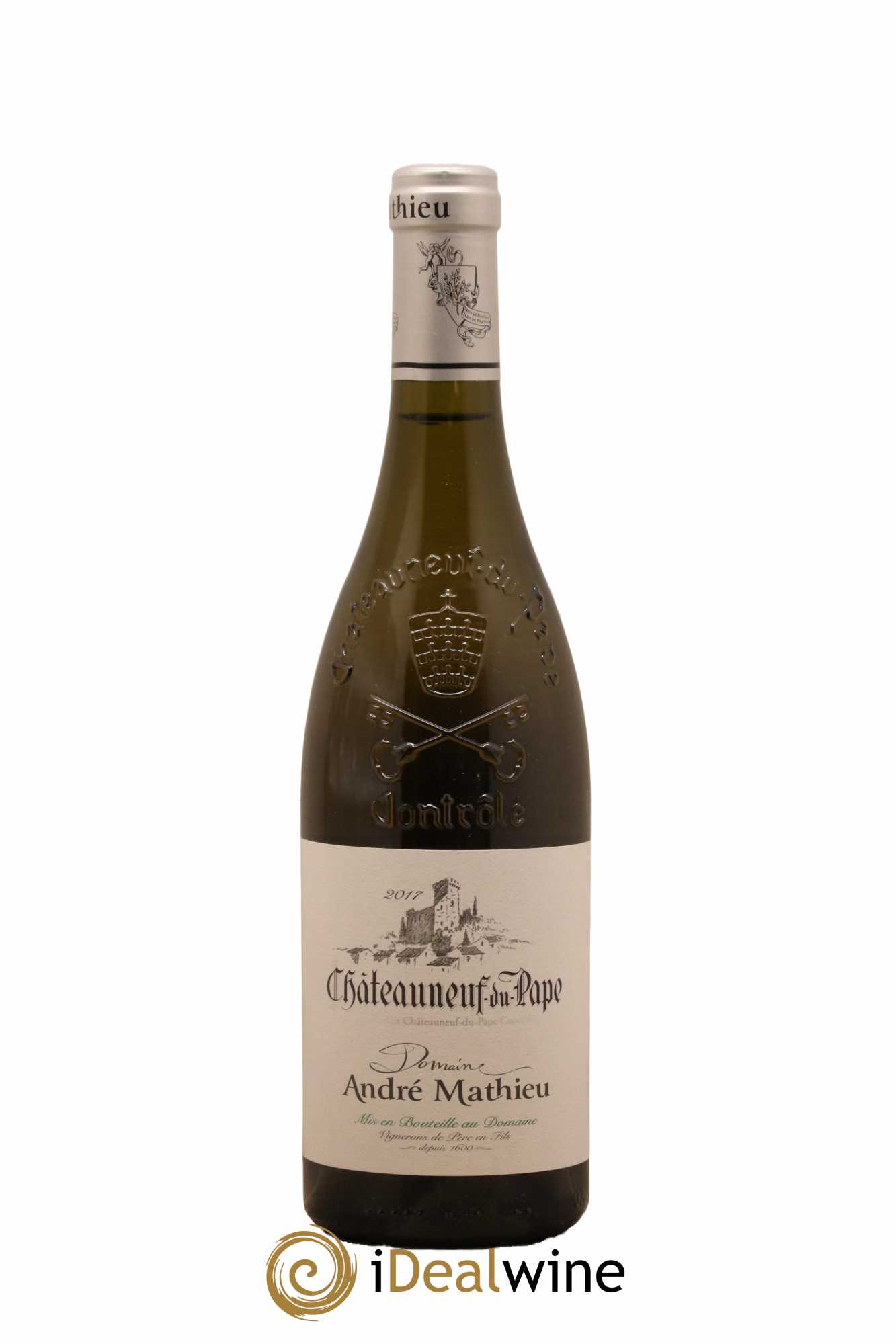 Châteauneuf-du-Pape Andre Mathieu 2017 - Posten von 1 Flasche - 0