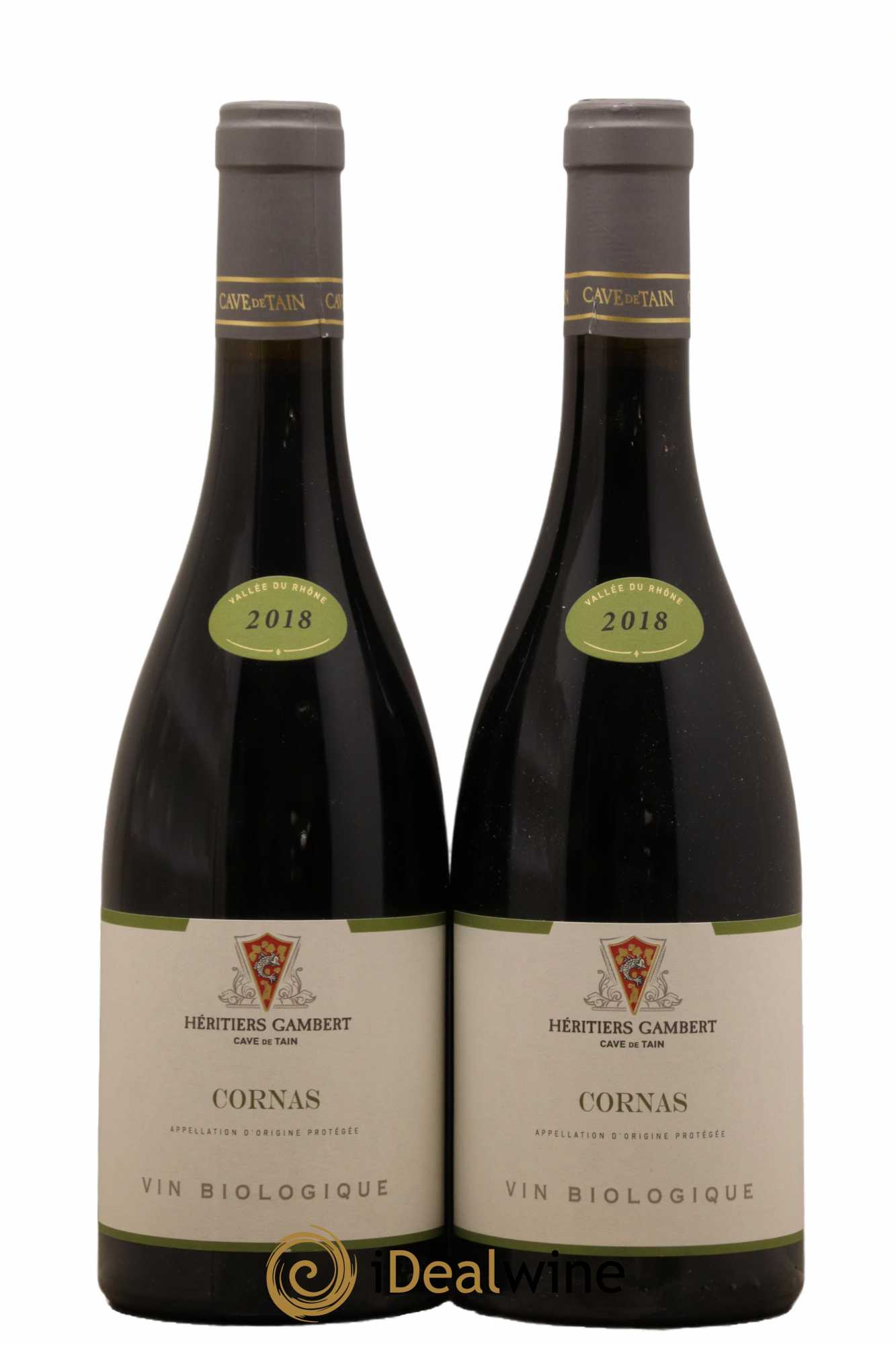 Cornas Heritiers Gambert Cave De Tain 2018 - Lot de 2 bouteilles - 0