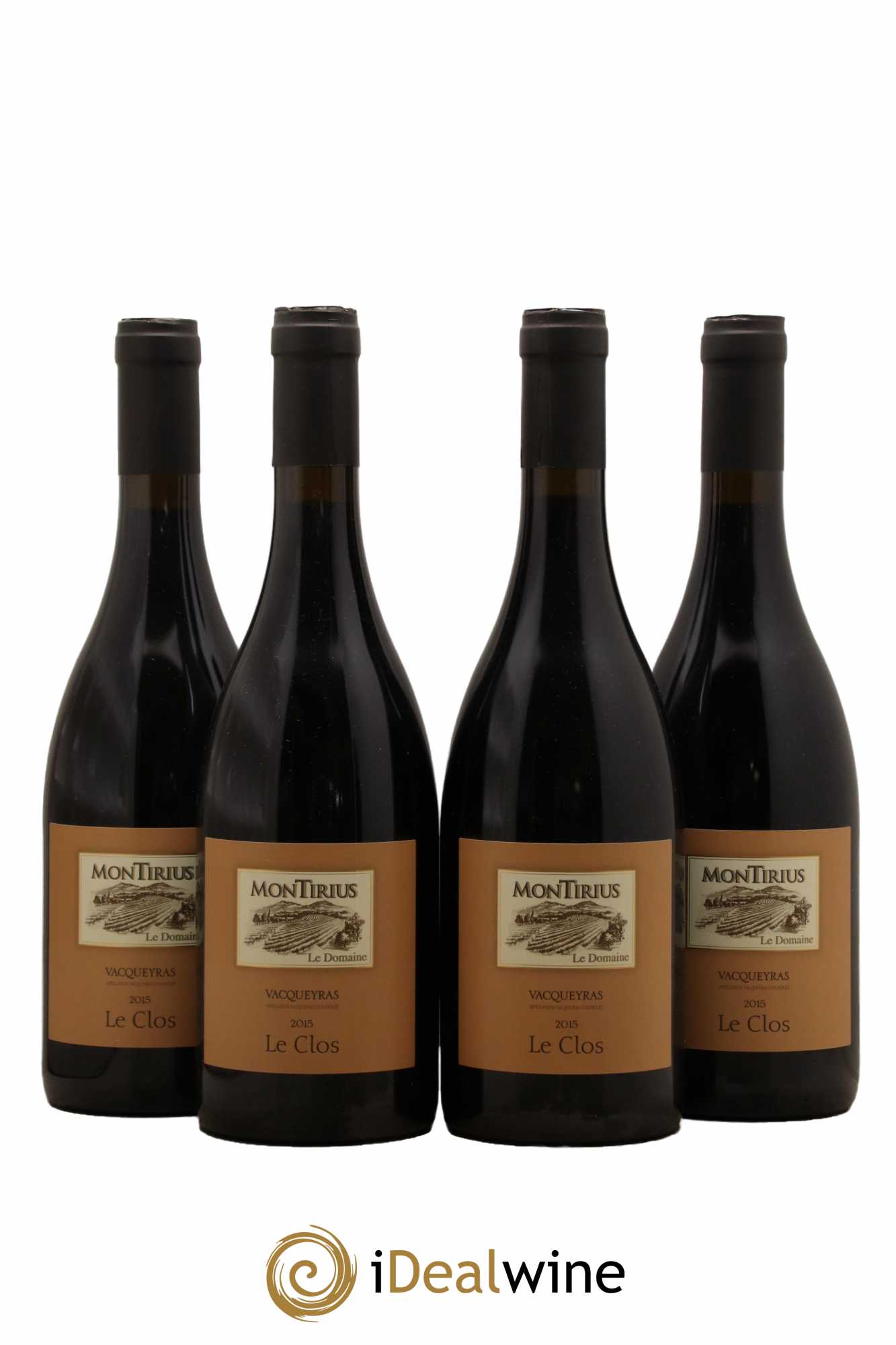 Vacqueyras Le Clos Montirius 2015 - Lot de 4 bouteilles - 0