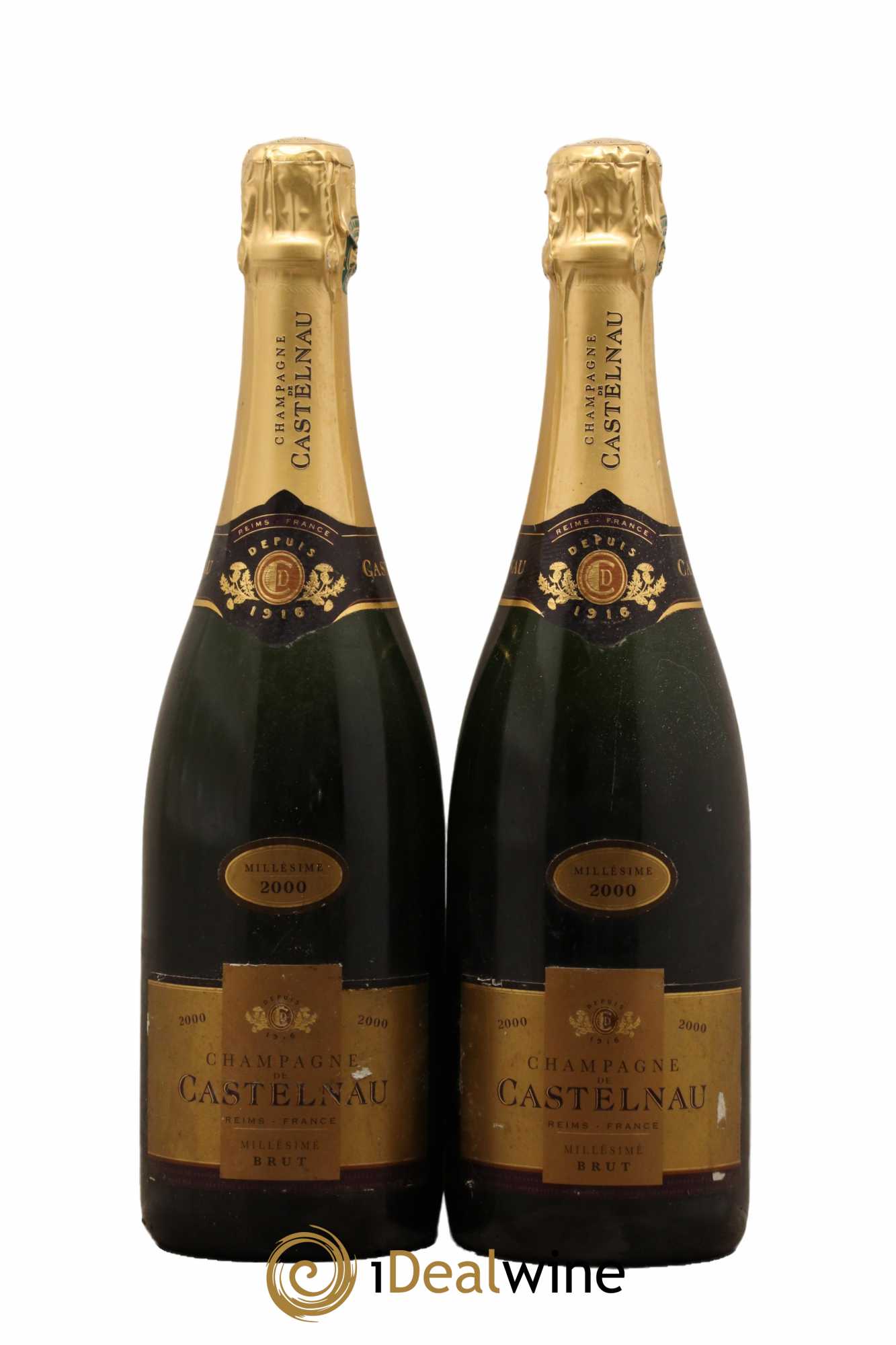 Champagne Brut Maison Castelnau 2000 - Lot de 2 bouteilles - 0