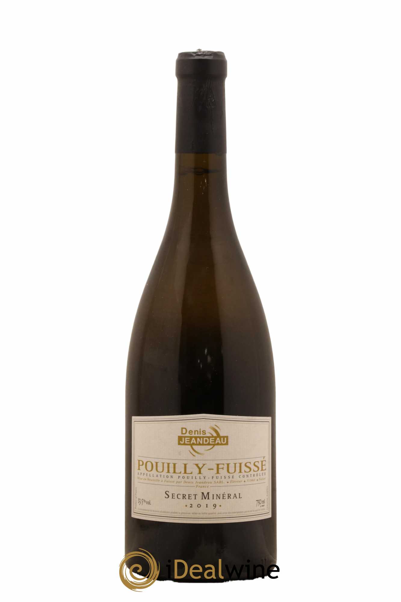 Pouilly-Fuissé Secret Minéral Denis Jeandeau 2019 - Lot de 1 bouteille - 0