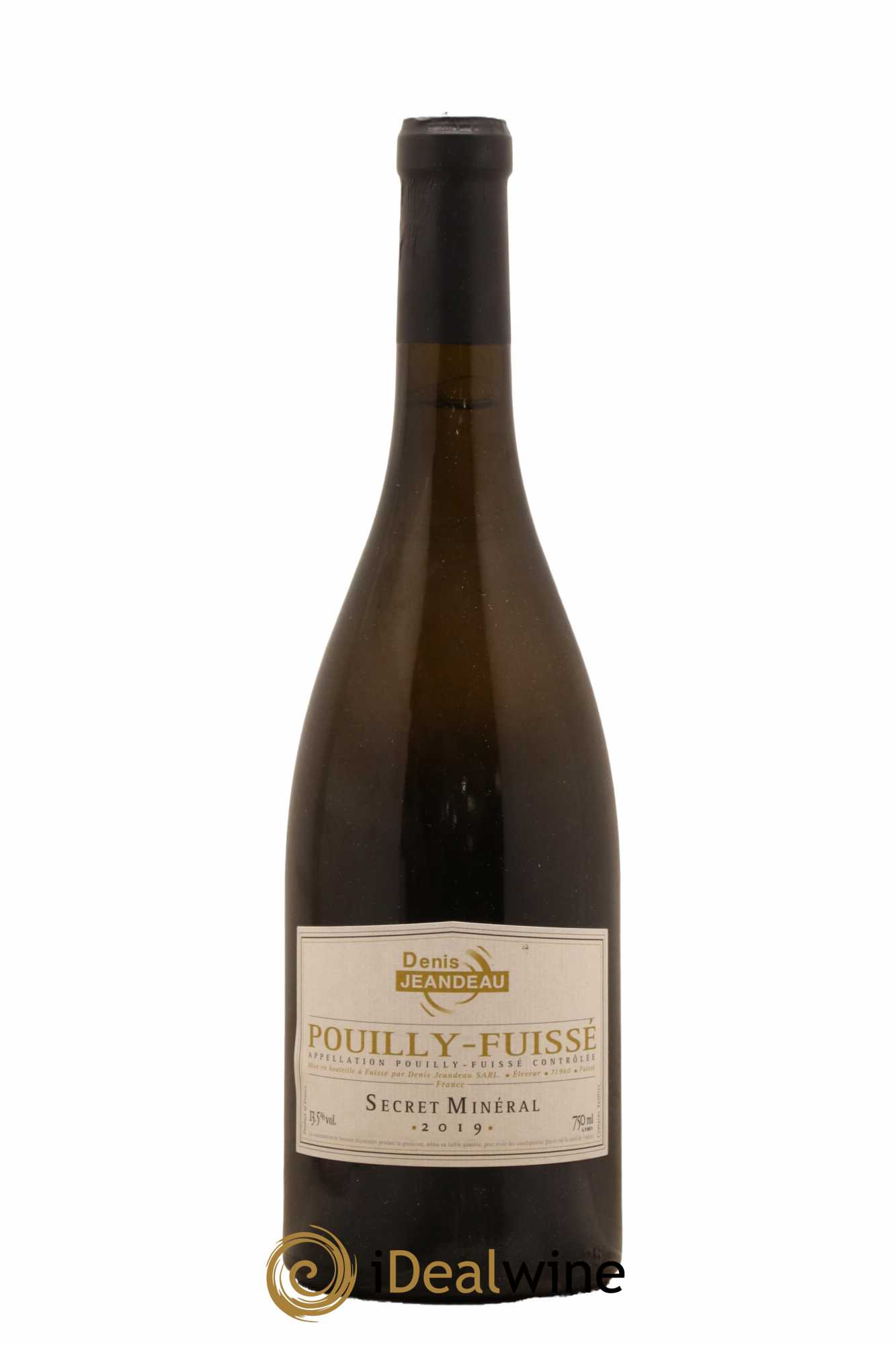Pouilly-Fuissé Secret Minéral Denis Jeandeau 2019 - Lot de 1 bouteille - 0