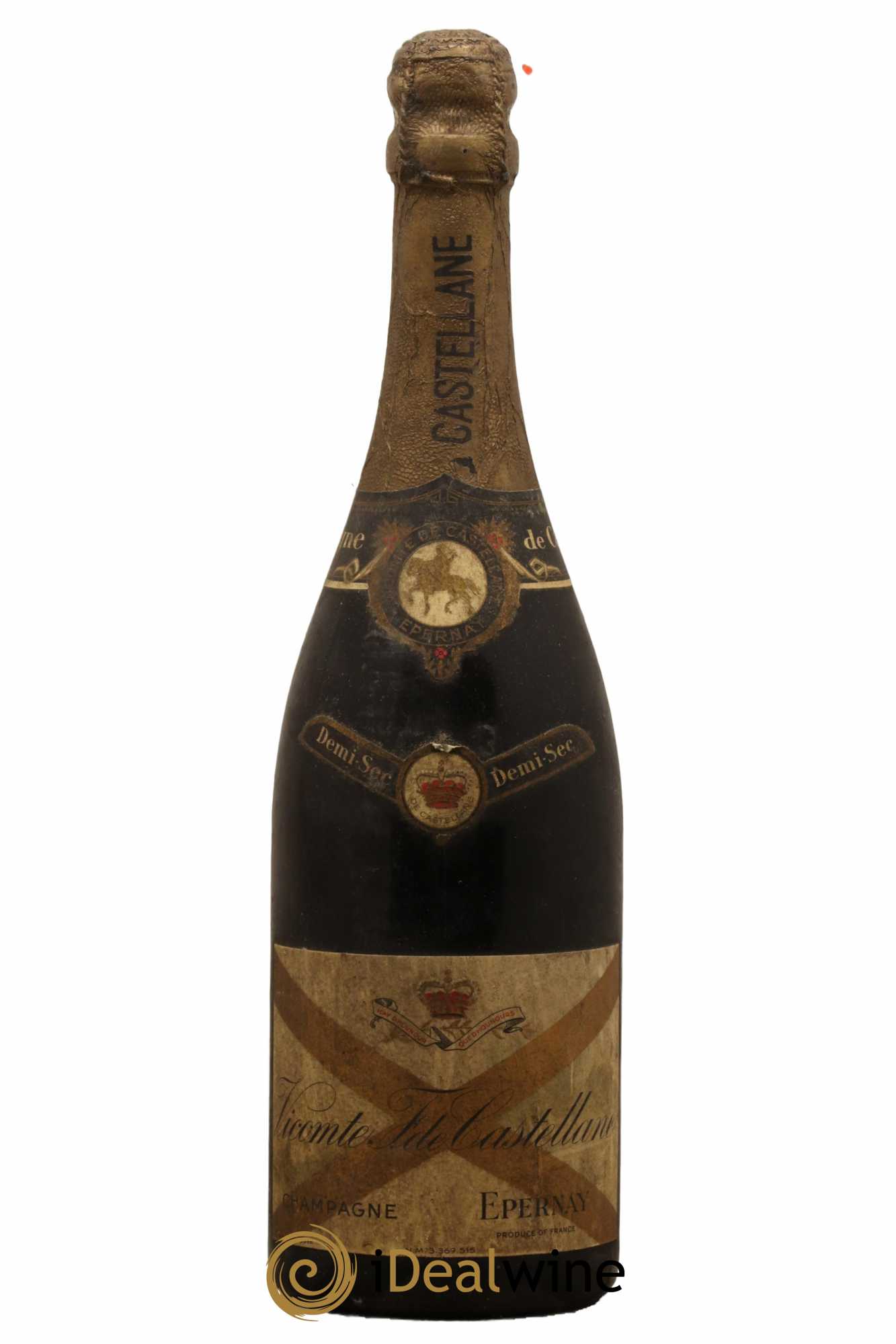 Champagne Demi-sec Vicomte F. De Castellane - Lot de 1 bouteille - 0