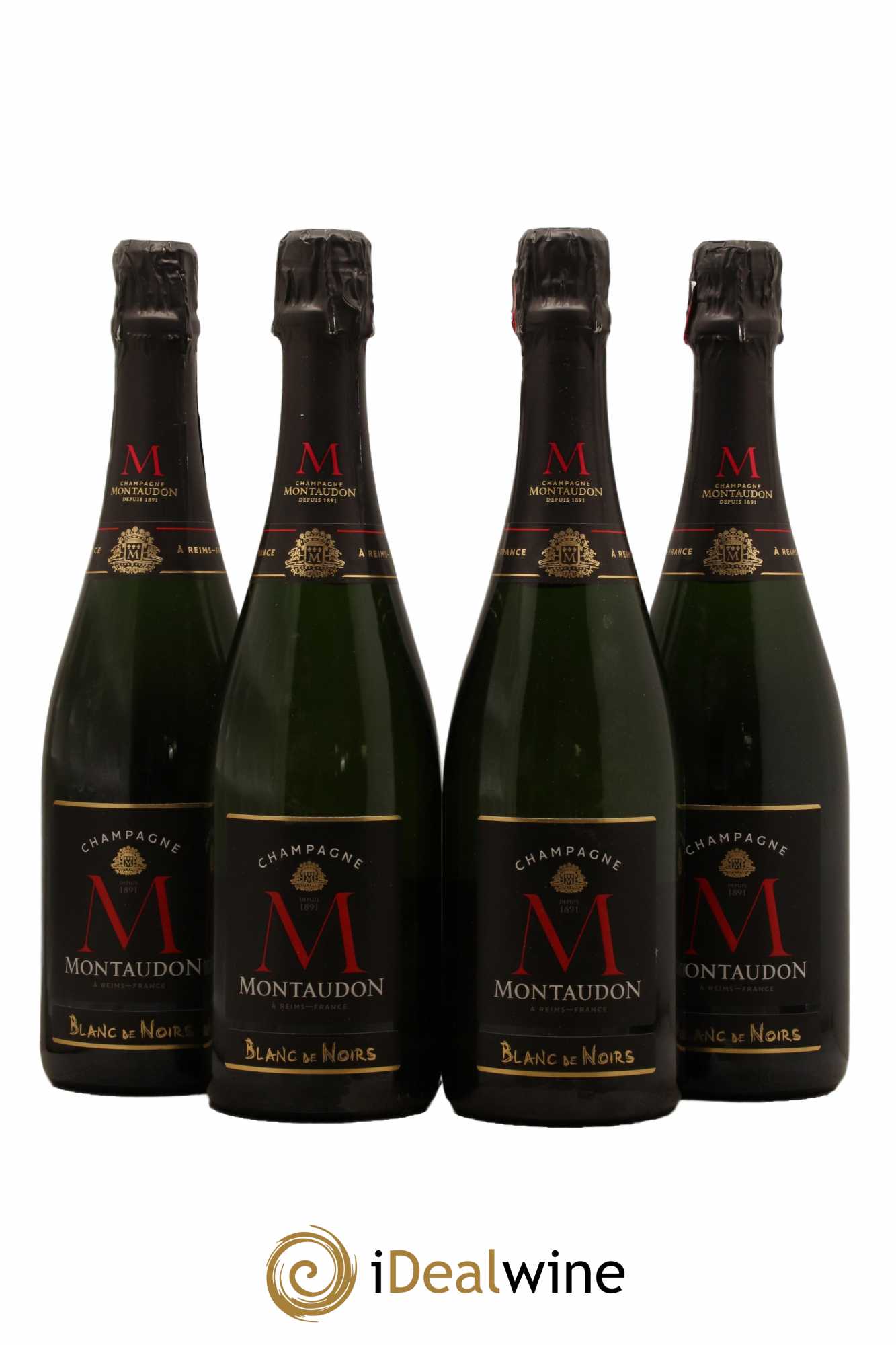 Champagne Blanc de Noirs Montaudon - Lot de 4 bouteilles - 0