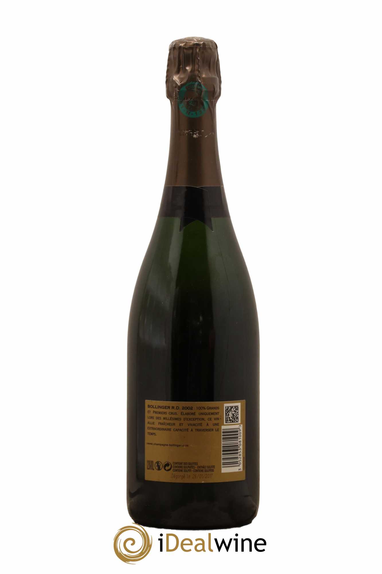 R.D. Extra-Brut Bollinger 2002 - Lot of 1 bottle - 1