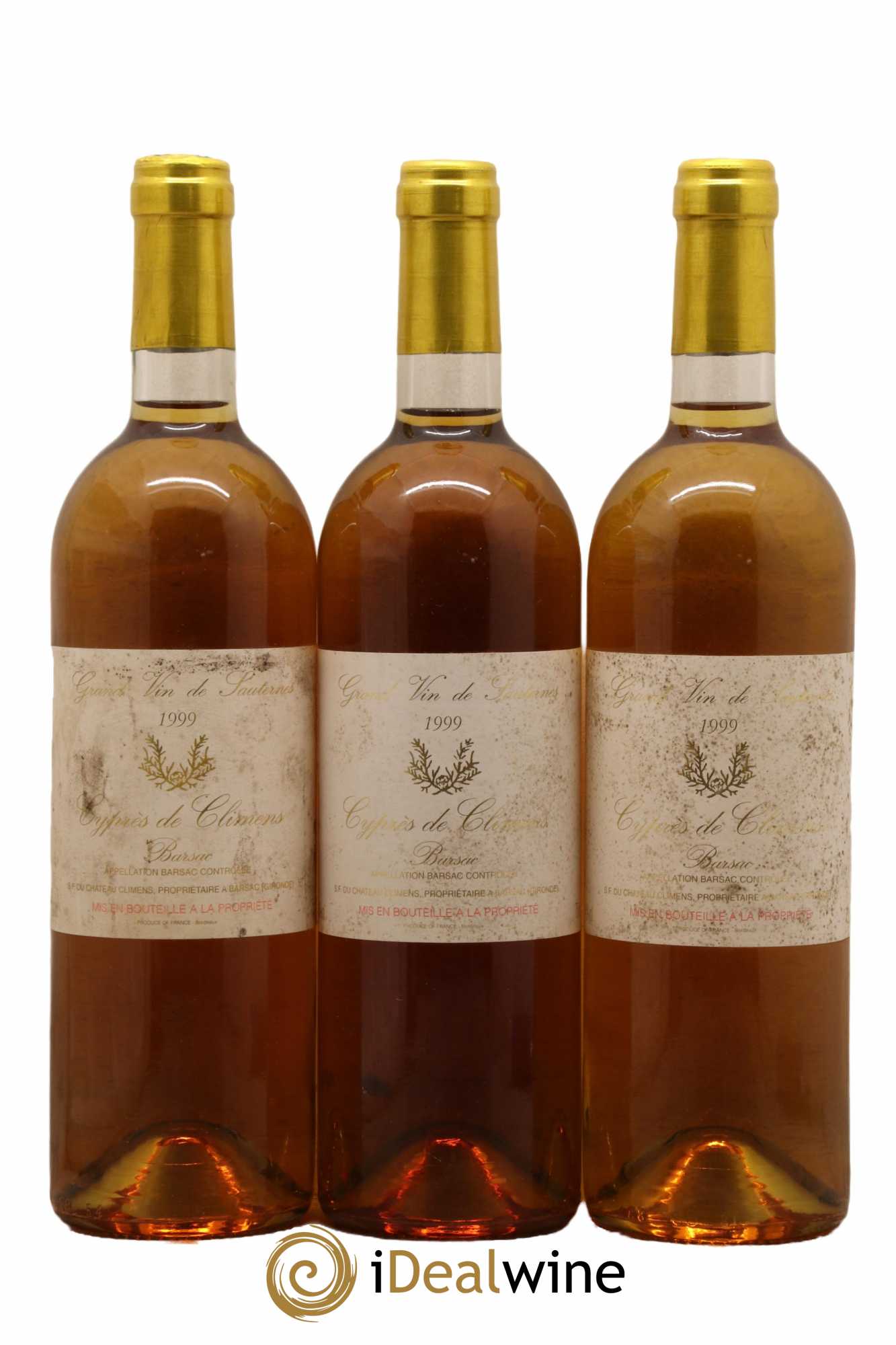 Château Climens - Cyprès de Climens 1999 - Lotto di 3 bottiglie - 0