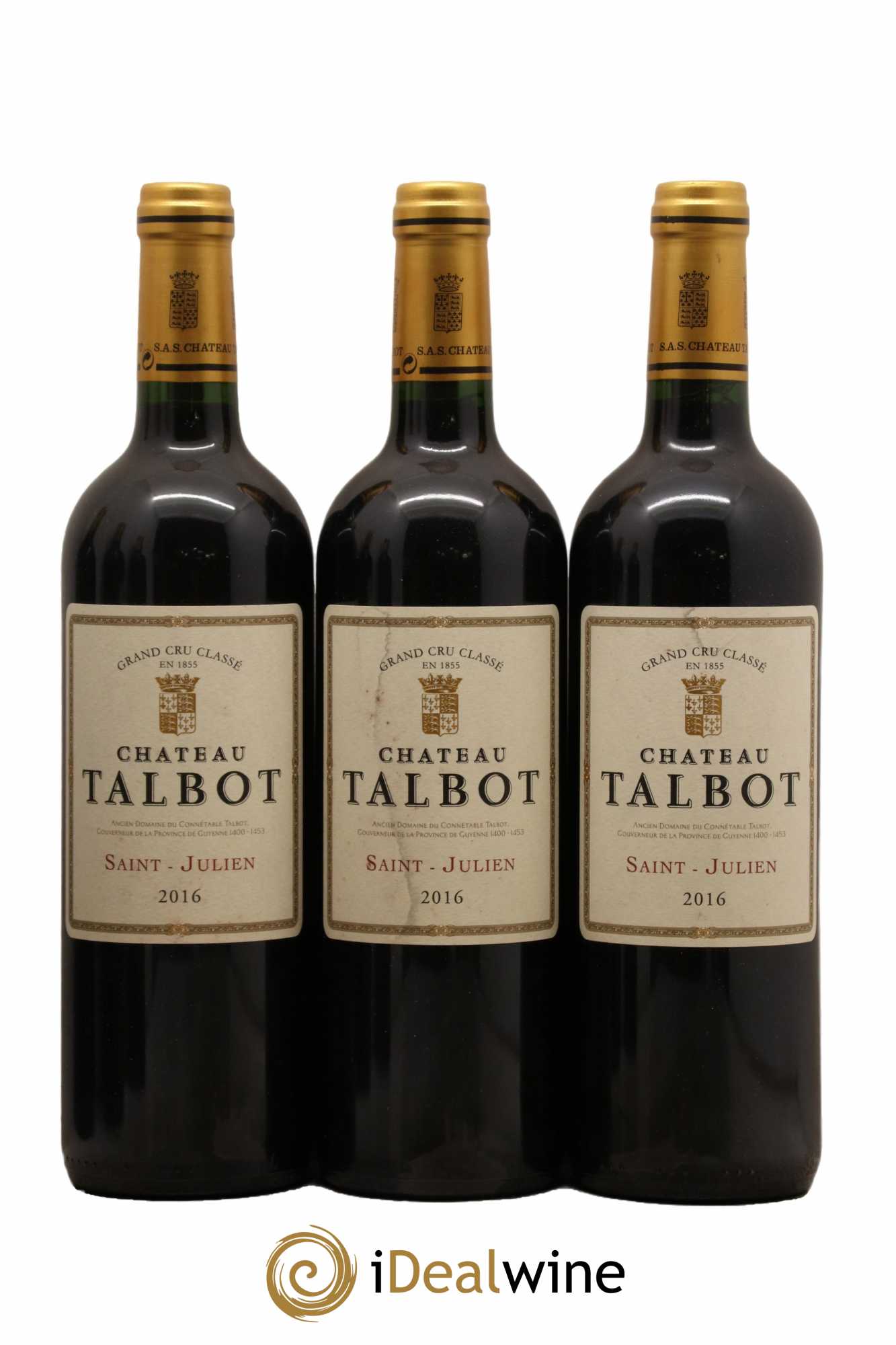 Château Talbot 4ème Grand Cru Classé 2016 - Lot de 6 bouteilles - 1