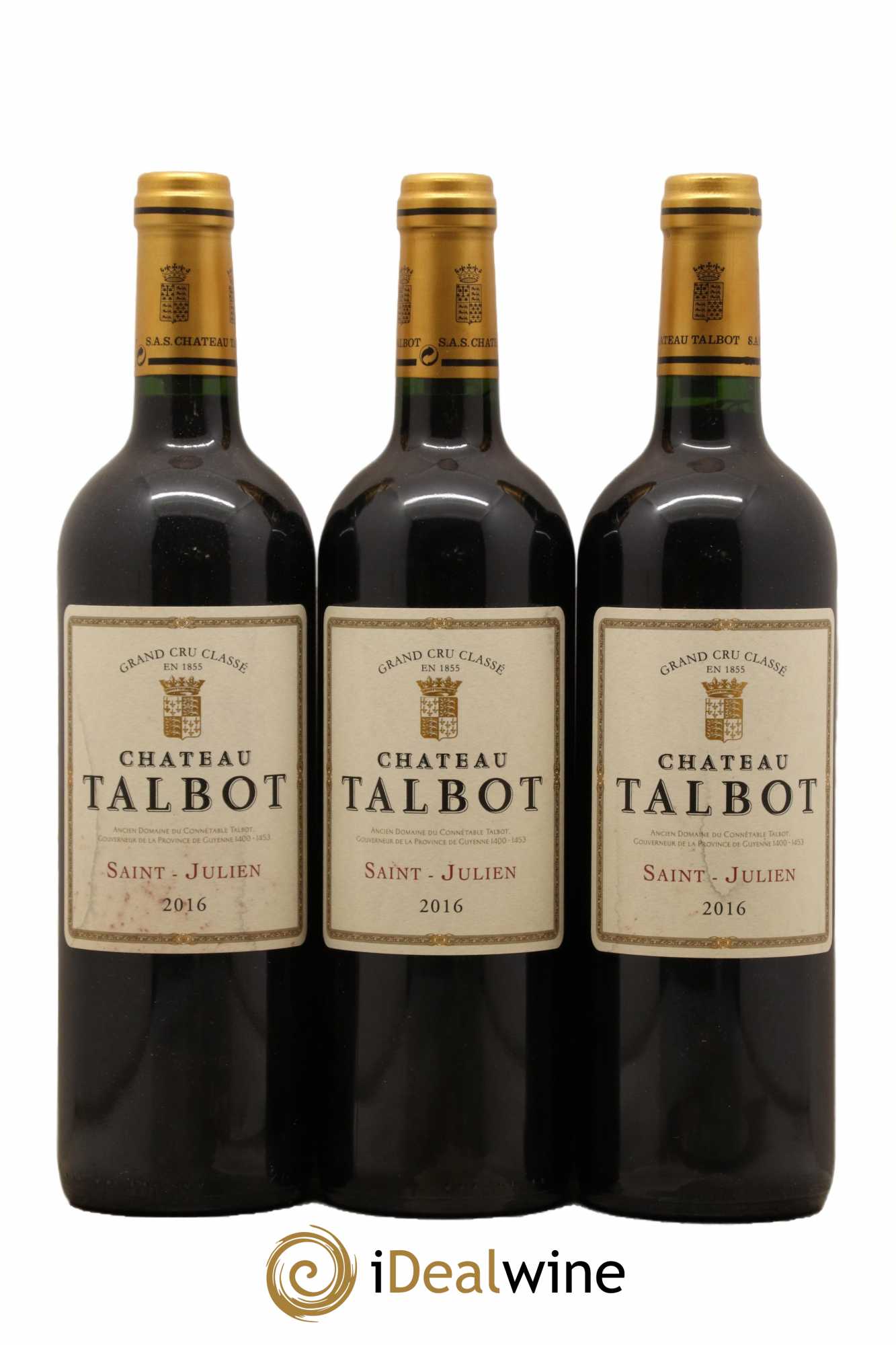 Château Talbot 4ème Grand Cru Classé 2016 - Lot de 6 bouteilles - 2