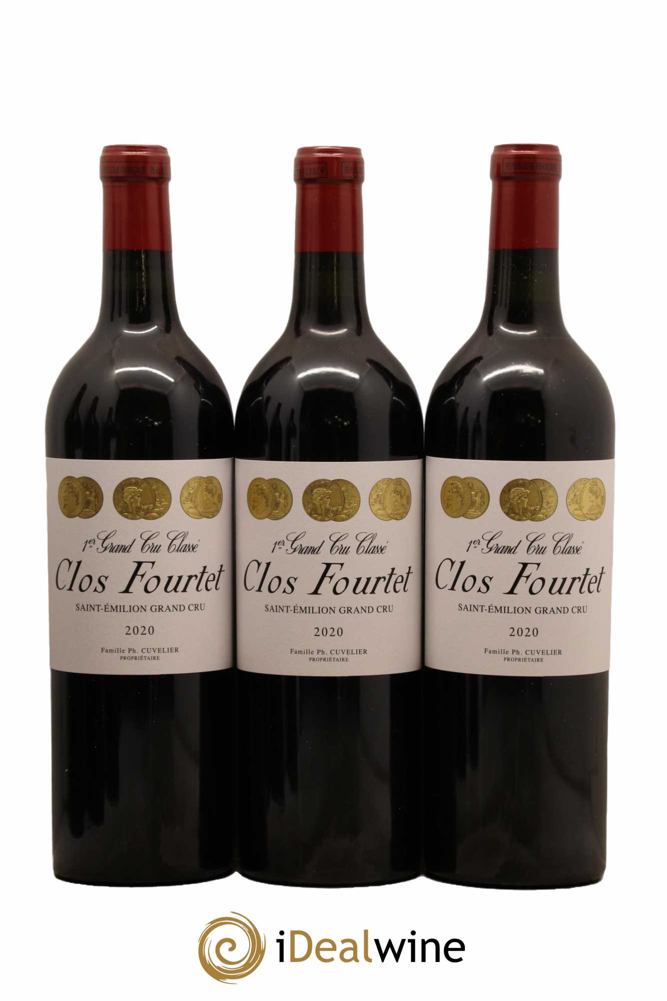 Clos Fourtet 1er Grand Cru Classé B 2020 - Lot of 6 bottles - 1