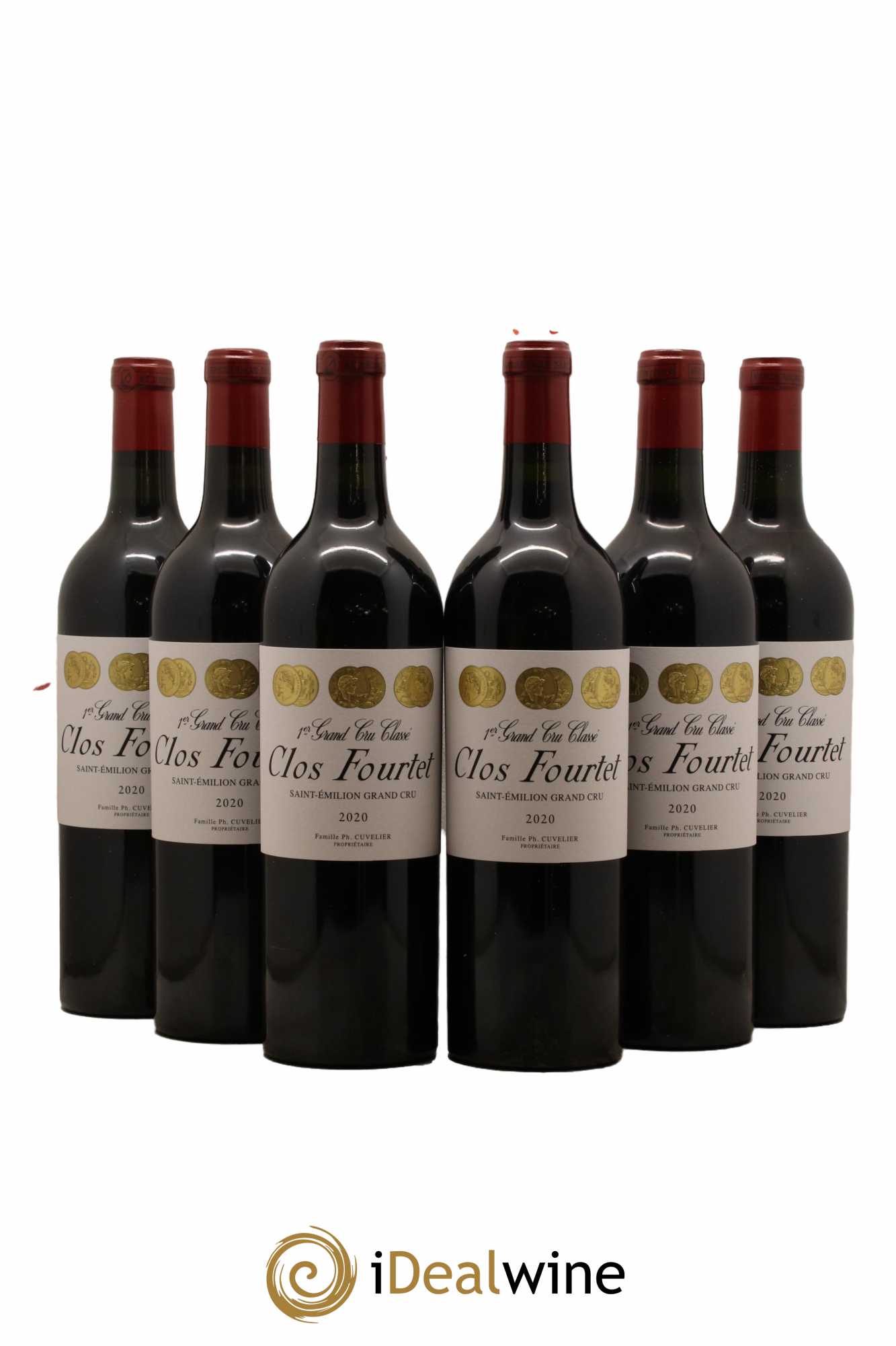 Clos Fourtet 1er Grand Cru Classé B 2020 - Lot of 6 bottles - 0