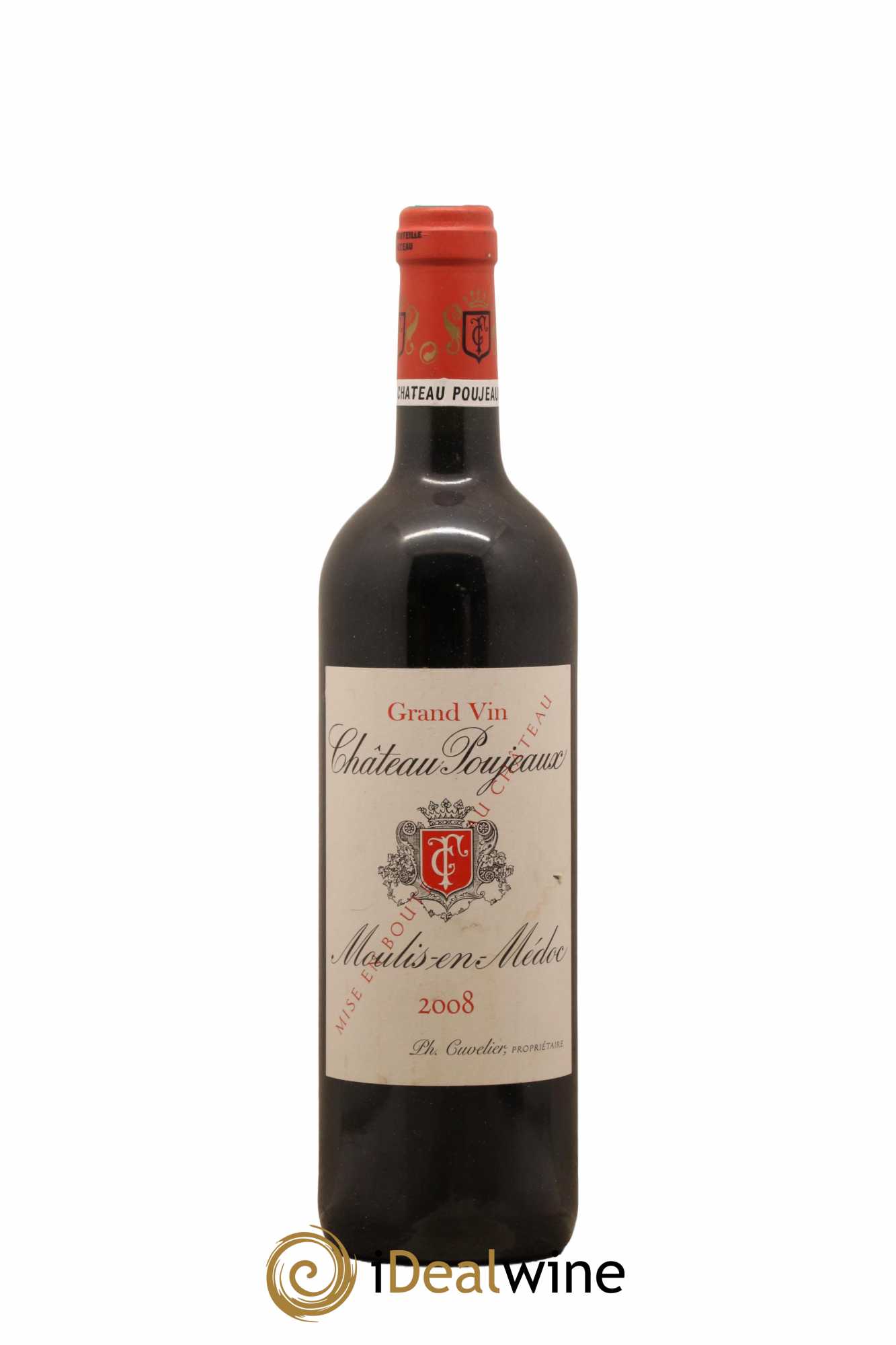 Château Poujeaux 2008 - Lot de 1 bouteille - 0