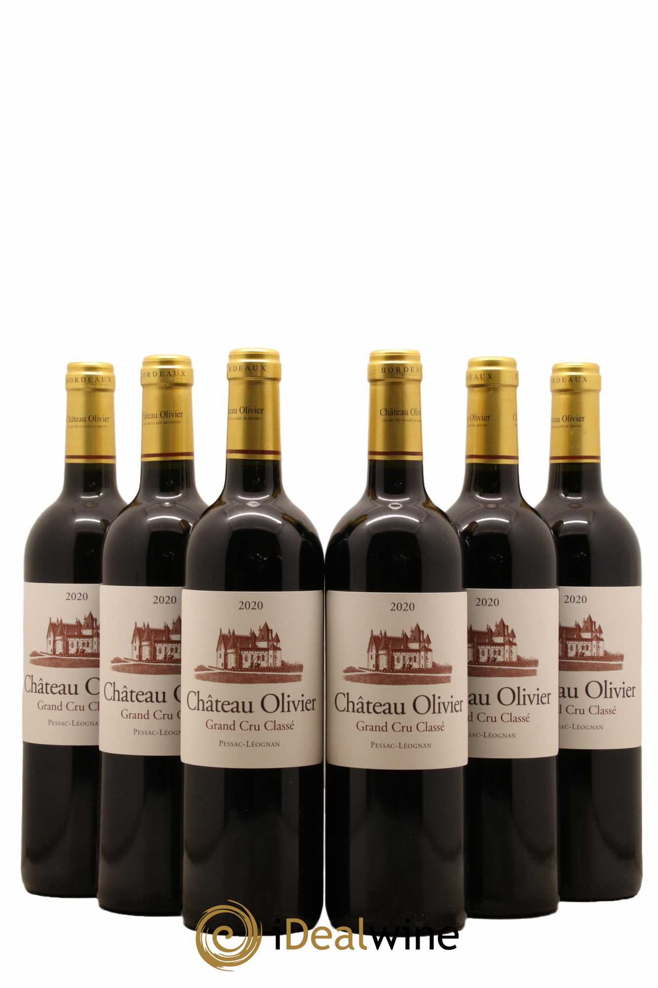 Château Olivier Cru Classé de Graves 2020 - Lot de 6 bouteilles - 0
