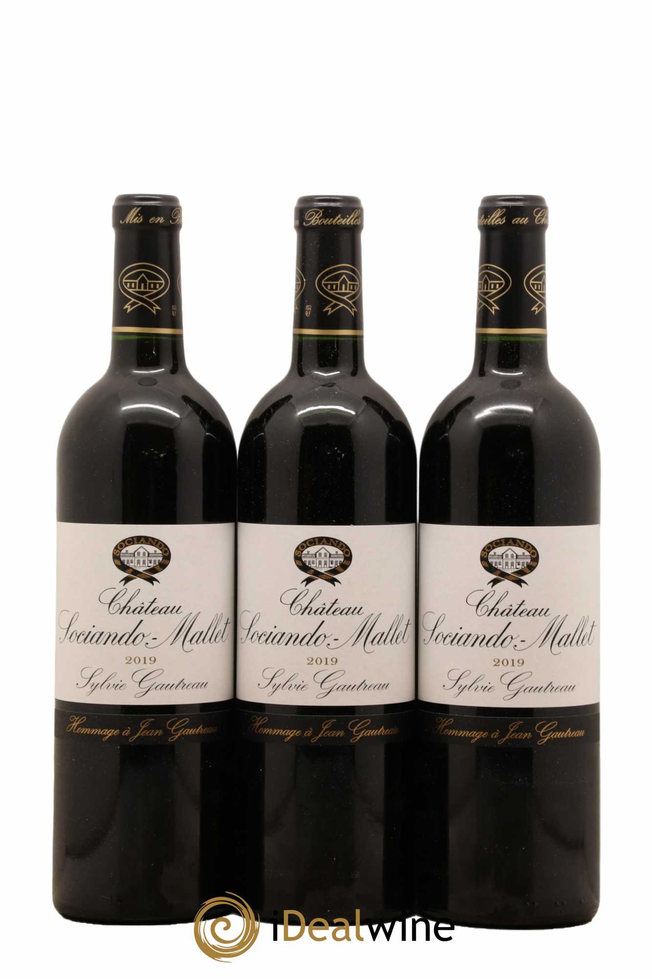 Château Sociando Mallet 2019 - Lotto di 6 bottiglie - 1