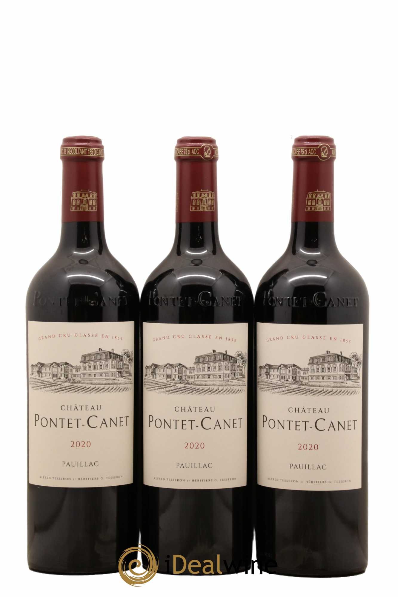 Château Pontet Canet 5ème Grand Cru Classé 2020 - Lot de 6 bouteilles - 2