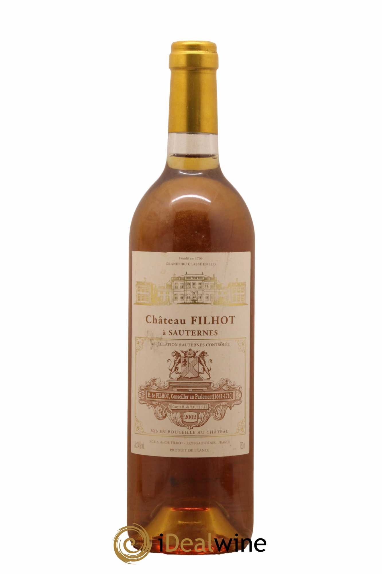 Château Filhot 2ème Grand Cru Classé 2002 - Lot of 1 bottle - 0