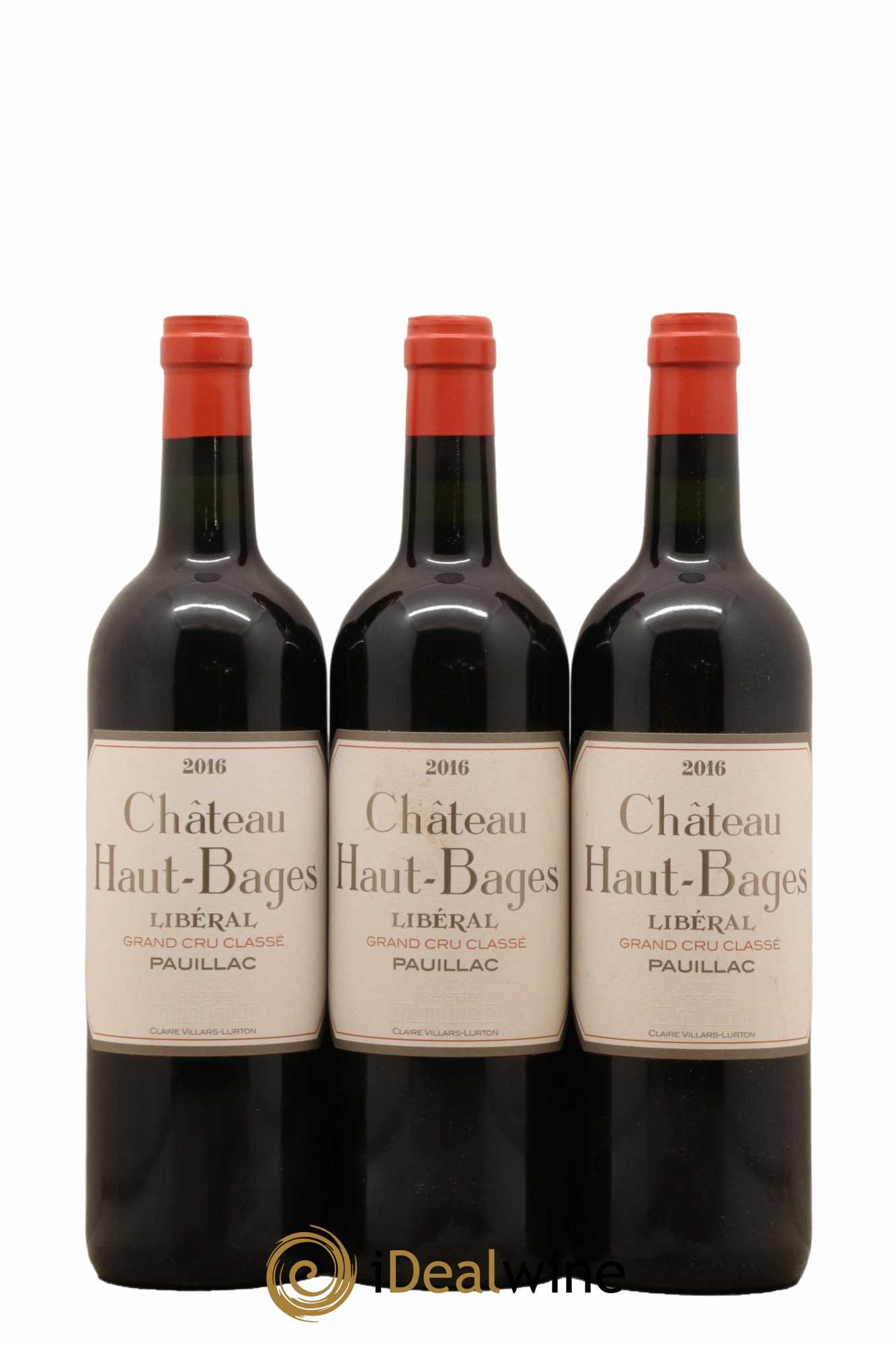 Château Haut Bages Libéral 5ème Grand Cru Classé 2016 - Lot de 6 bouteilles - 1