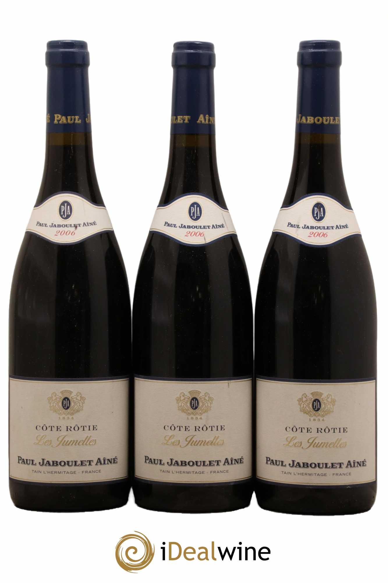 Côte-Rôtie Les Jumelles Paul Jaboulet Ainé 2006 - Lot de 3 bouteilles - 0