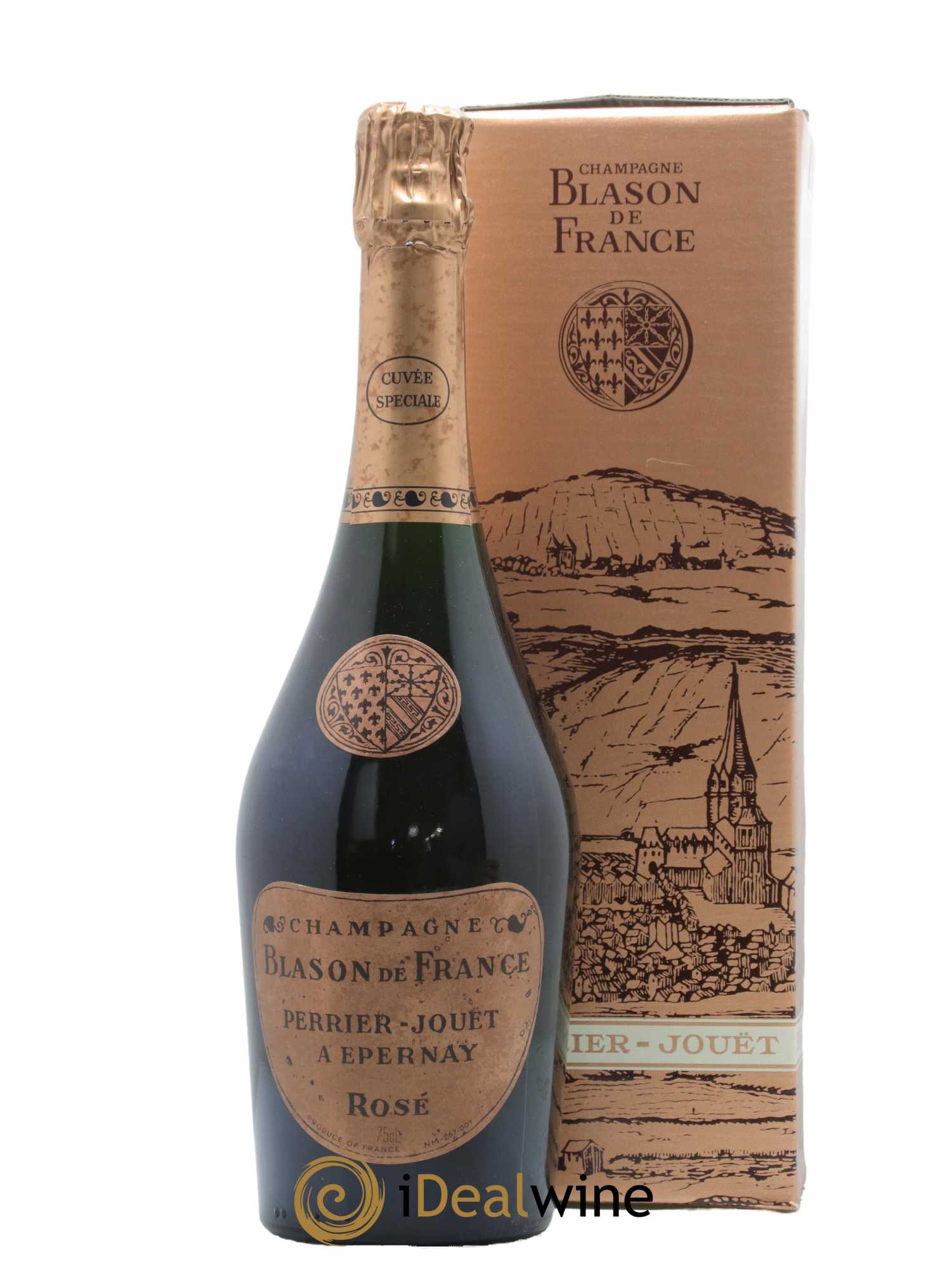 Champagne - Blason de France Perrier-Jouët - Lot de 1 bouteille - 0